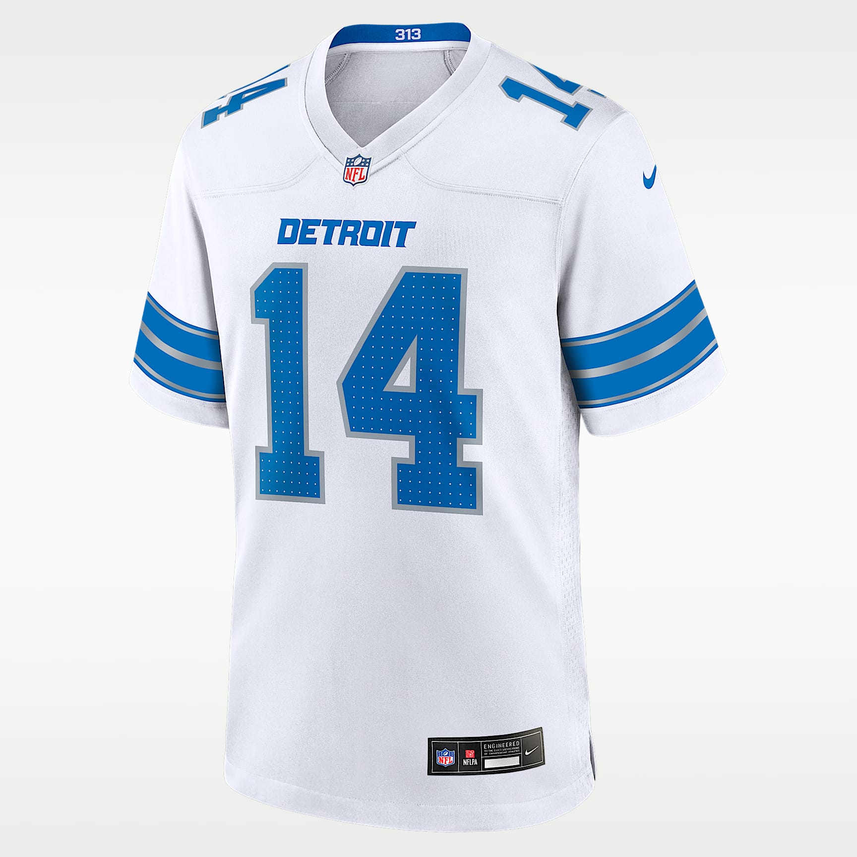 Jersey de fútbol americano Nike de la NFL Game para hombre Amon-Ra St. Brown Detroit Lions