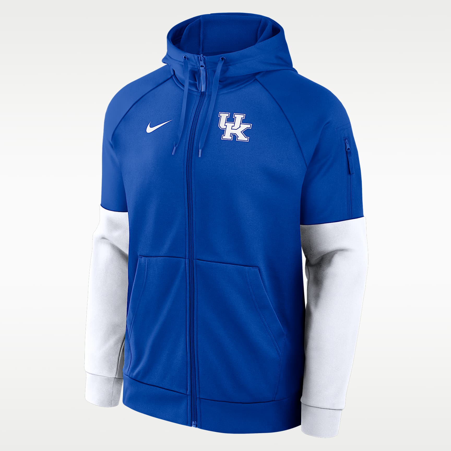 Sudadera con gorro y cierre completo universitaria Nike Therma-FIT para hombre Kentucky Primetime