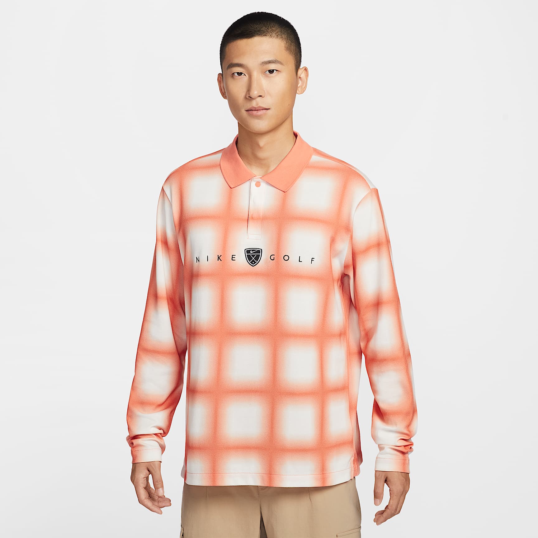나이키 페어웨이 프레쉬 남성 드라이 핏 긴팔 루즈 핏 골프 폴로