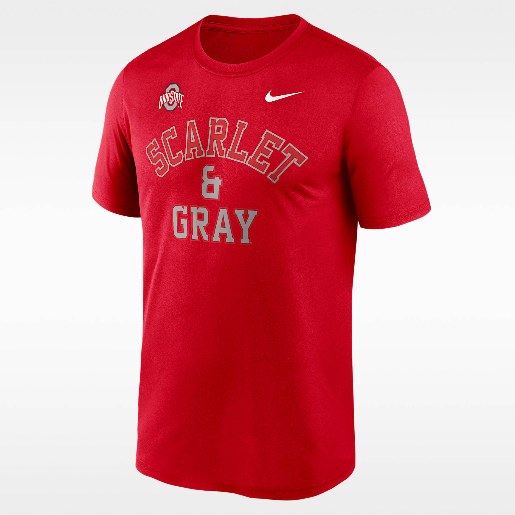 Ohio State Primetime Arch Mantra Legend Men's Nike Dri-FIT College T-Shirt