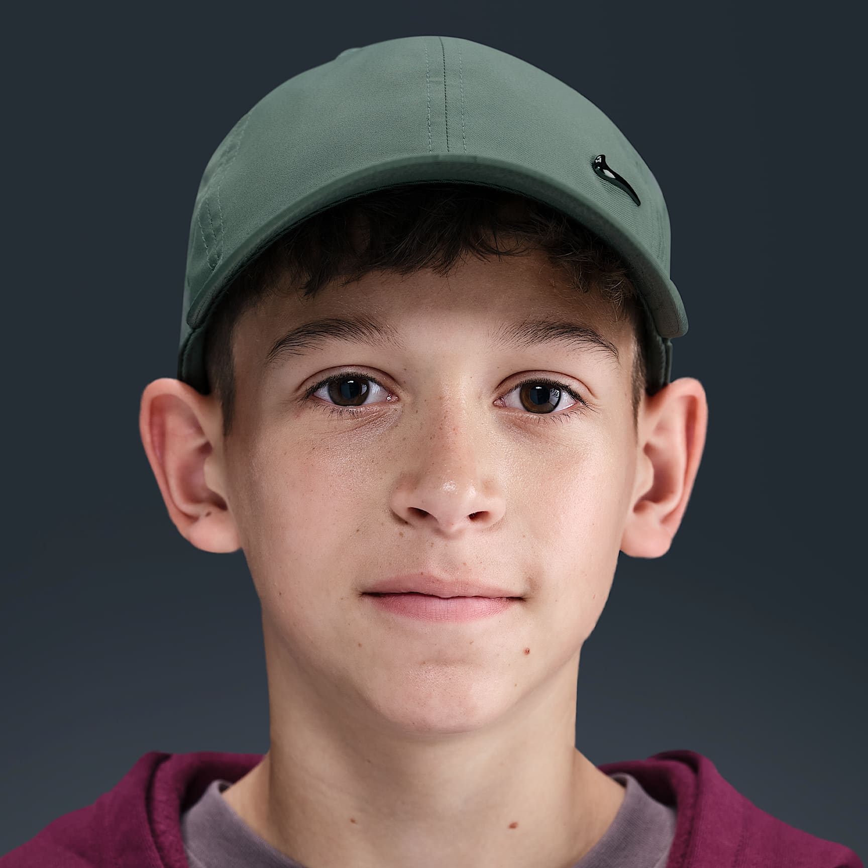 Nike Dri-FIT Club unstrukturierte Metall-Swoosh-Cap für Kinder