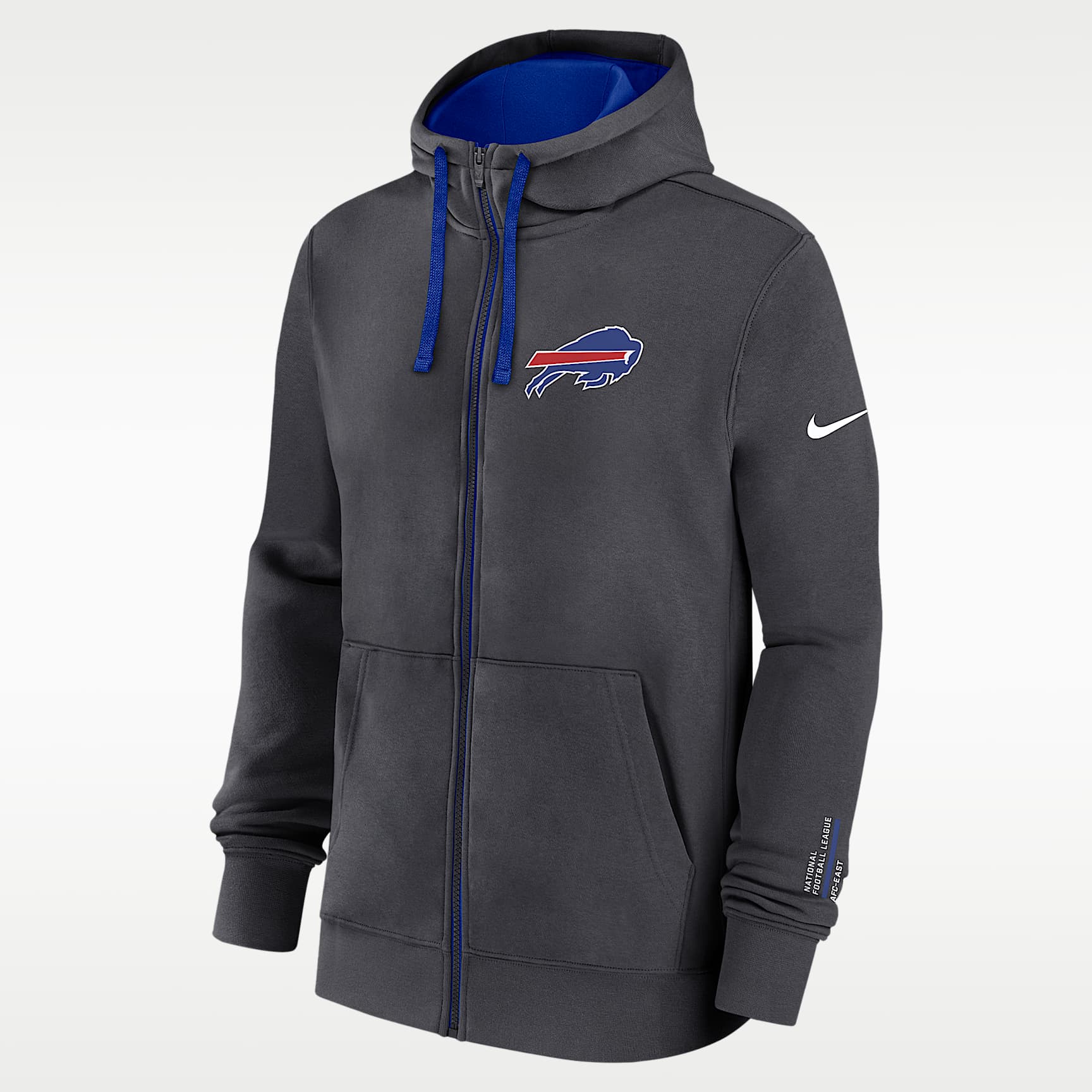 Buffalo Bills Playbook Page Club Men's Nike NFL Full-Zip Hoodie