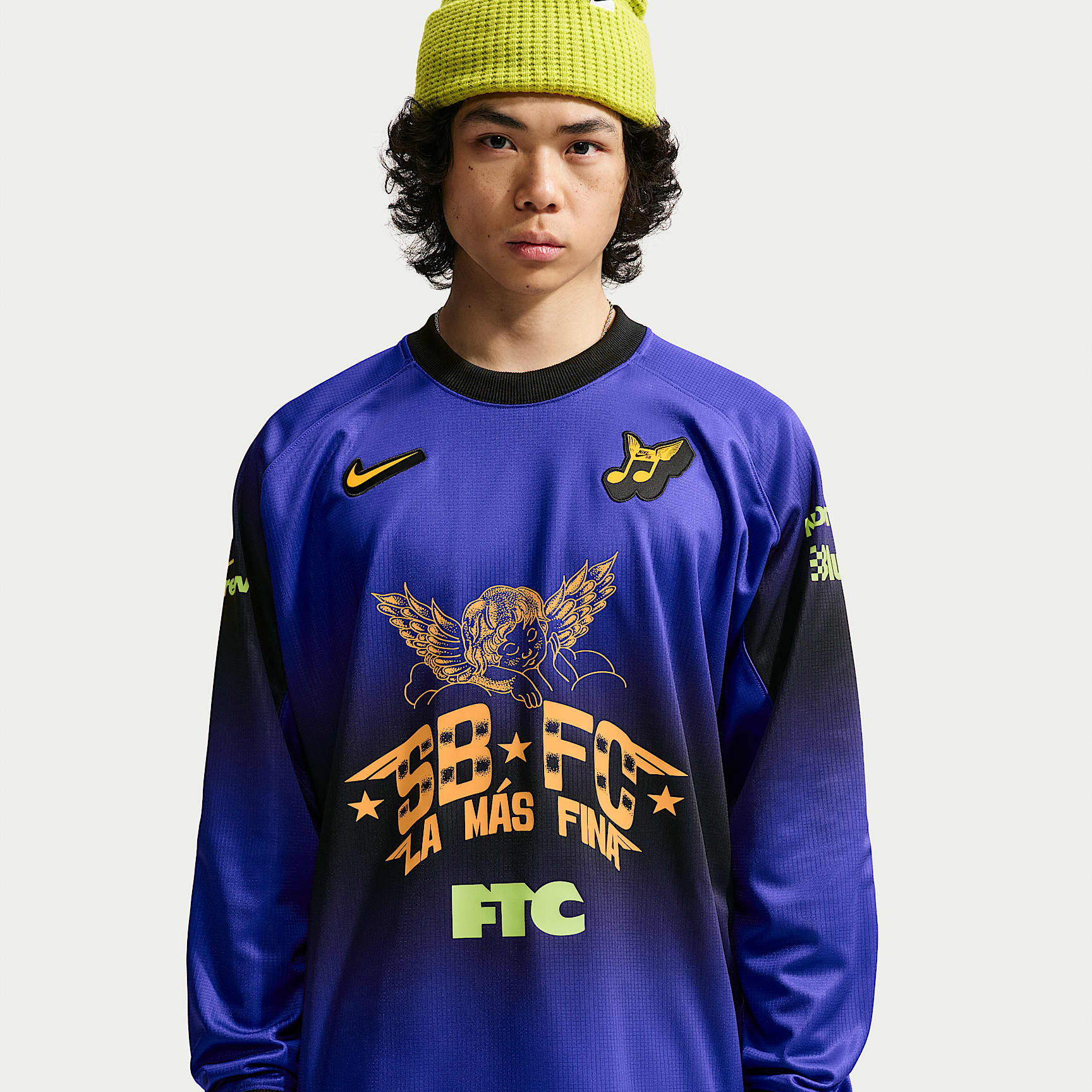 Langærmet Nike SB-skatertrøje