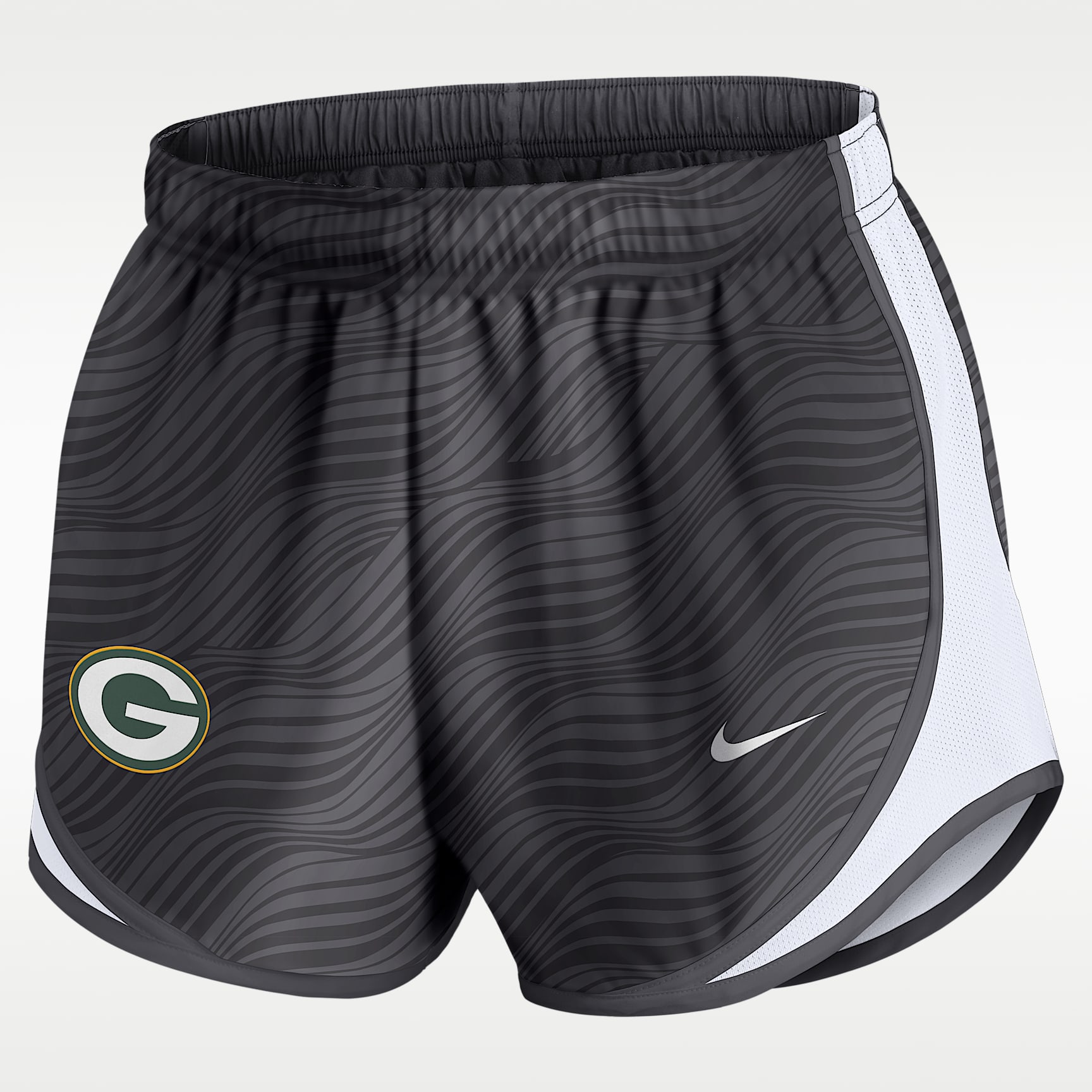 Shorts Nike Dri-FIT de la NFL para mujer Green Bay Packers Tempo