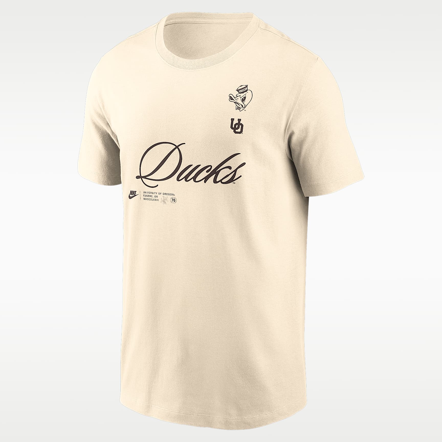 Playera universitaria Nike para hombre Oregon Script