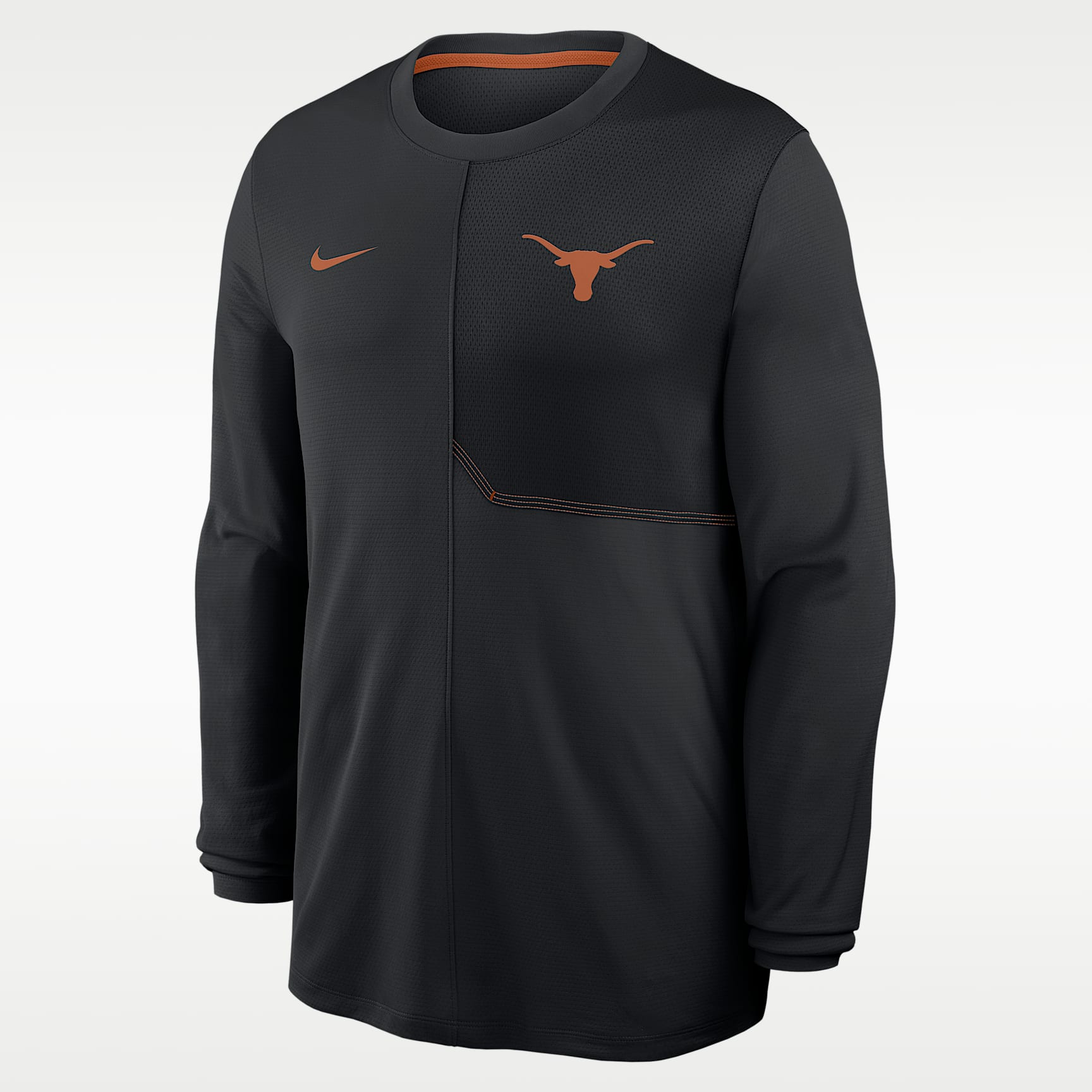 Texas Sideline Coach Men's Nike Dri-FIT College Long-Sleeve Top