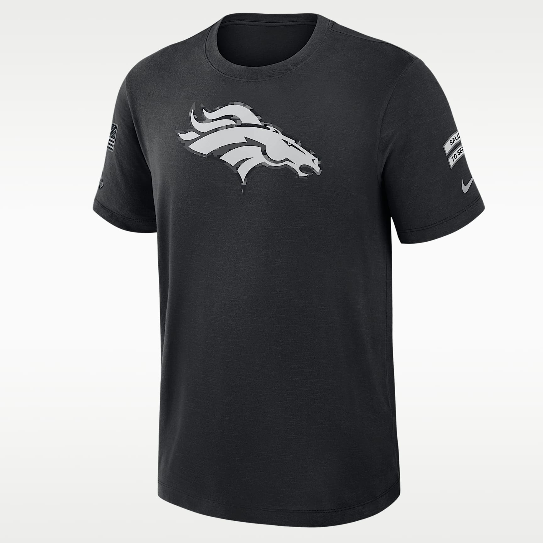Denver Broncos Salute to Service Slub Men's Nike Dri-FIT NFL T-Shirt