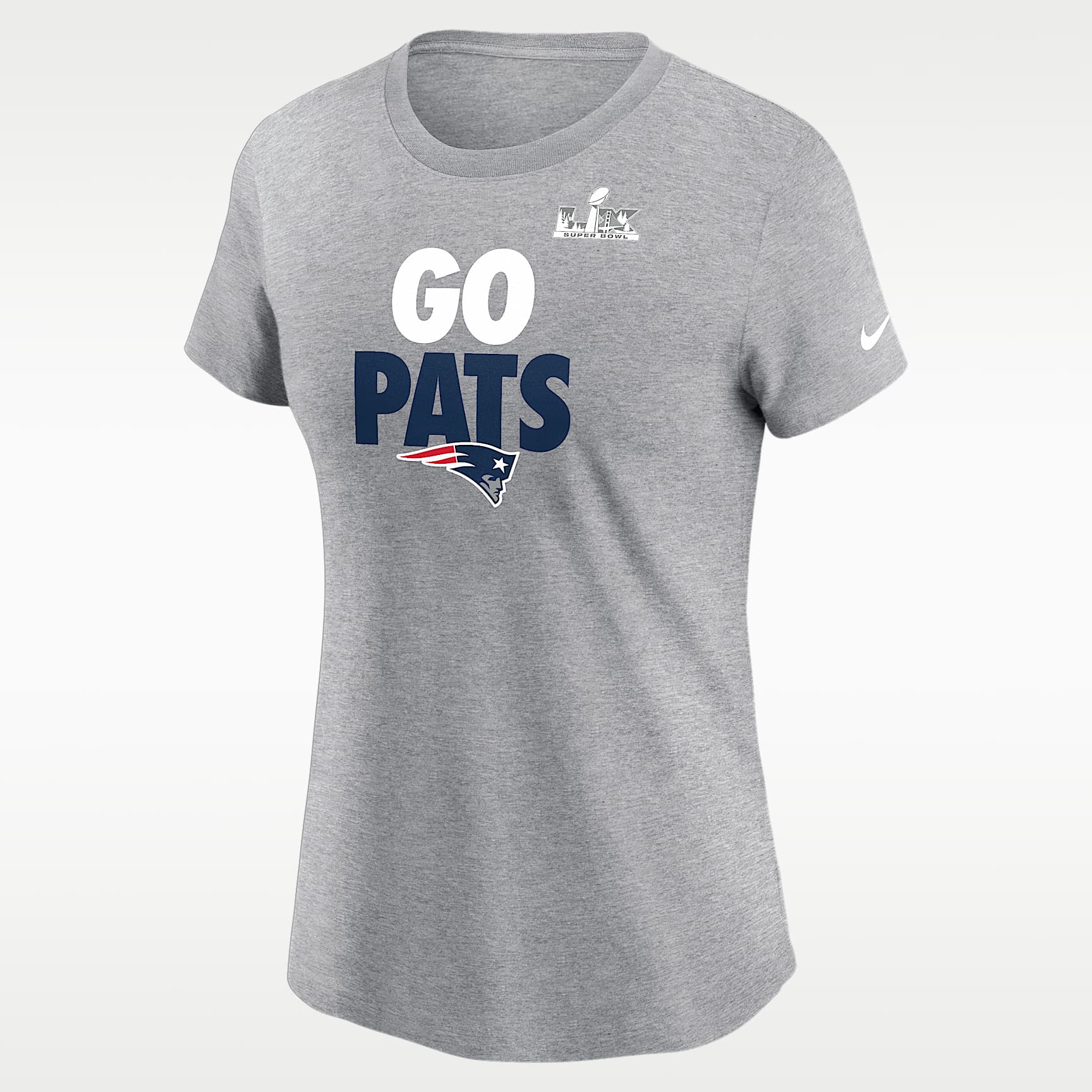 New England Patriots 2026 AFC Champions Local Women's Nike NFL T-Shirt
