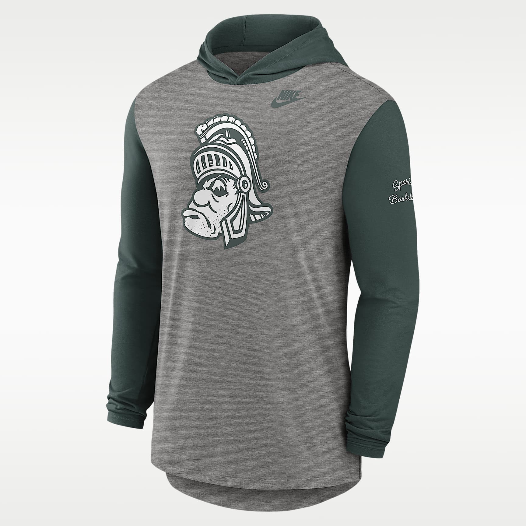 Michigan State Campus Legacy Men's Nike Dri-FIT College Long-Sleeve Hooded T-Shirt