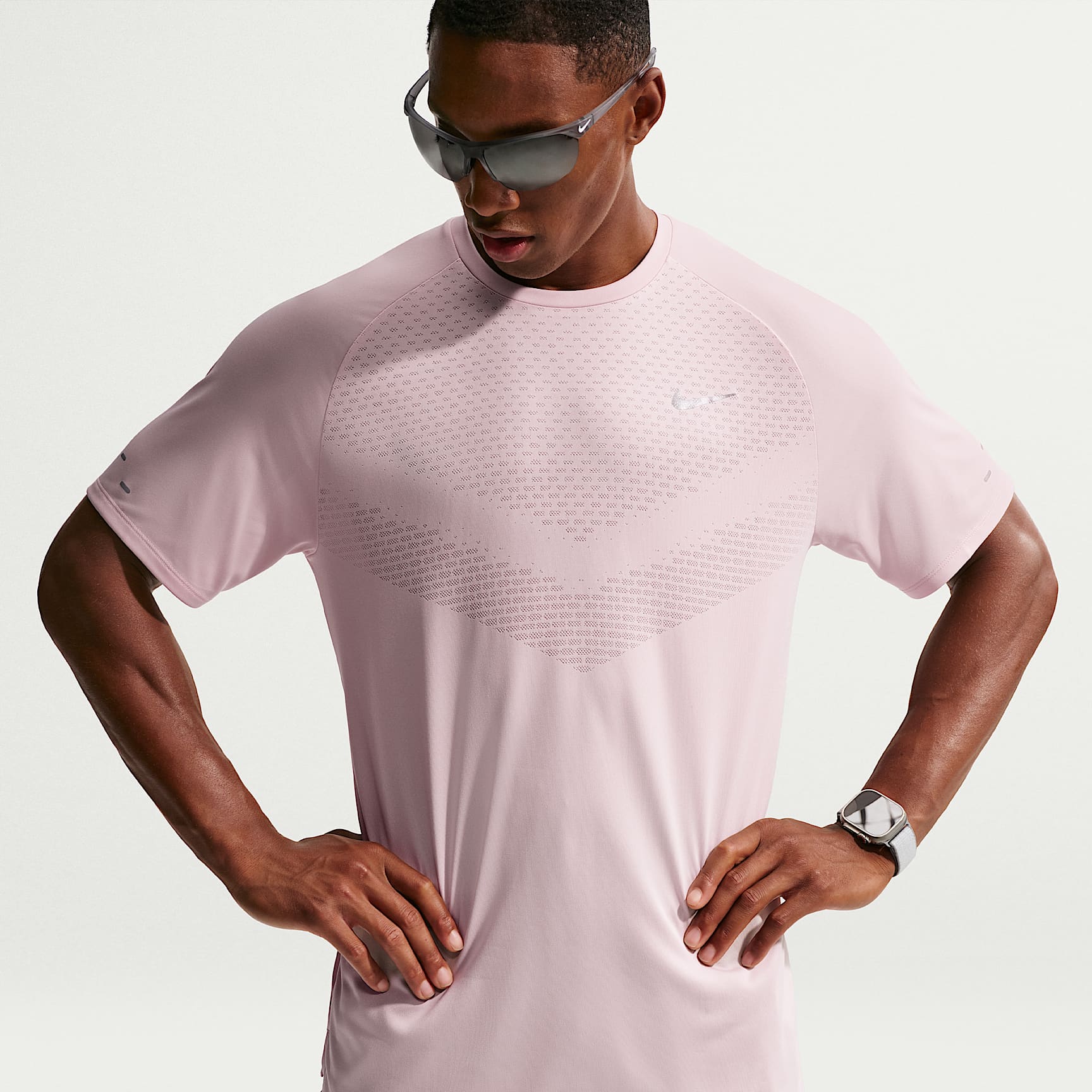 Playera de correr de manga corta Dri-FIT ADV para hombre Nike Stride