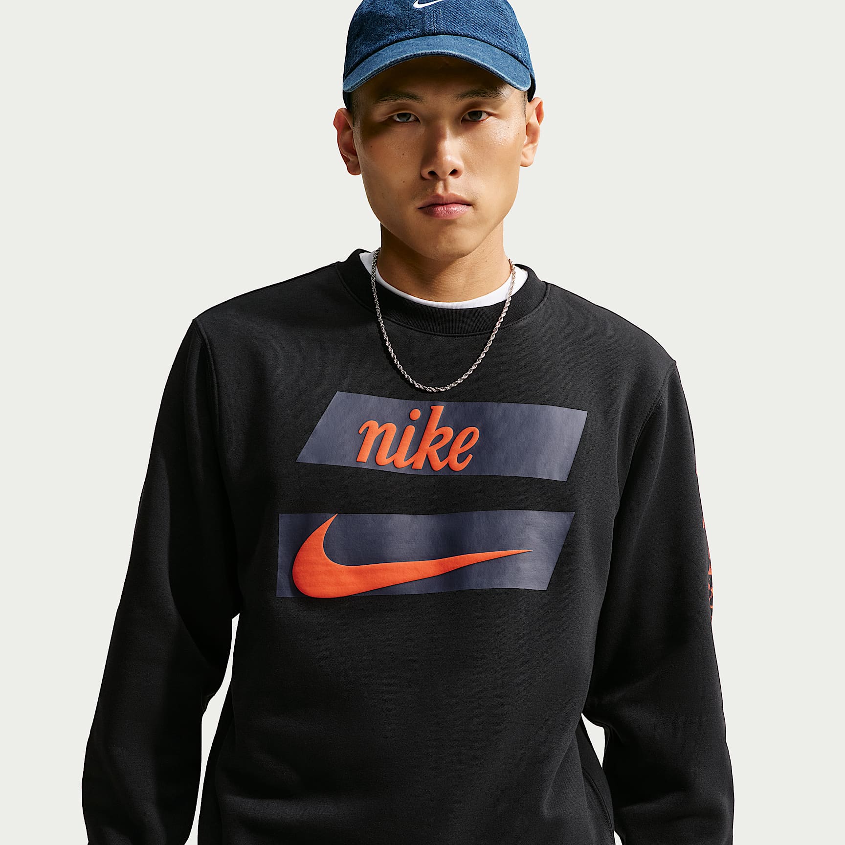 Nike Club Men's Fleece Crew-Neck Sweatshirt