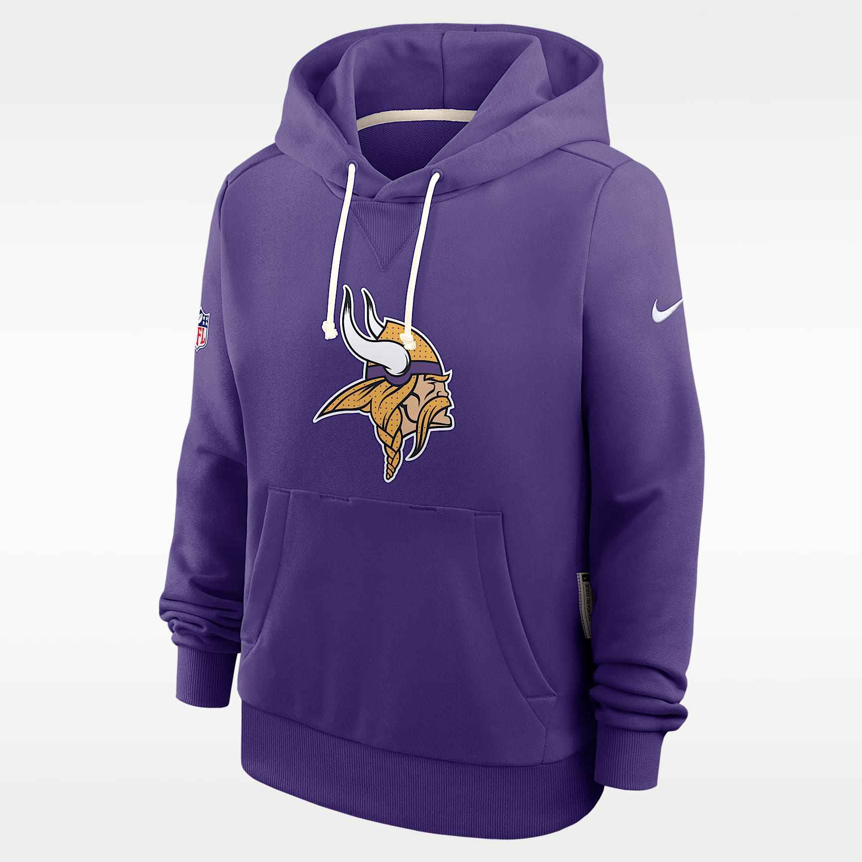 Minnesota Vikings Sideline Women's Nike Dri-FIT NFL Pullover Hoodie