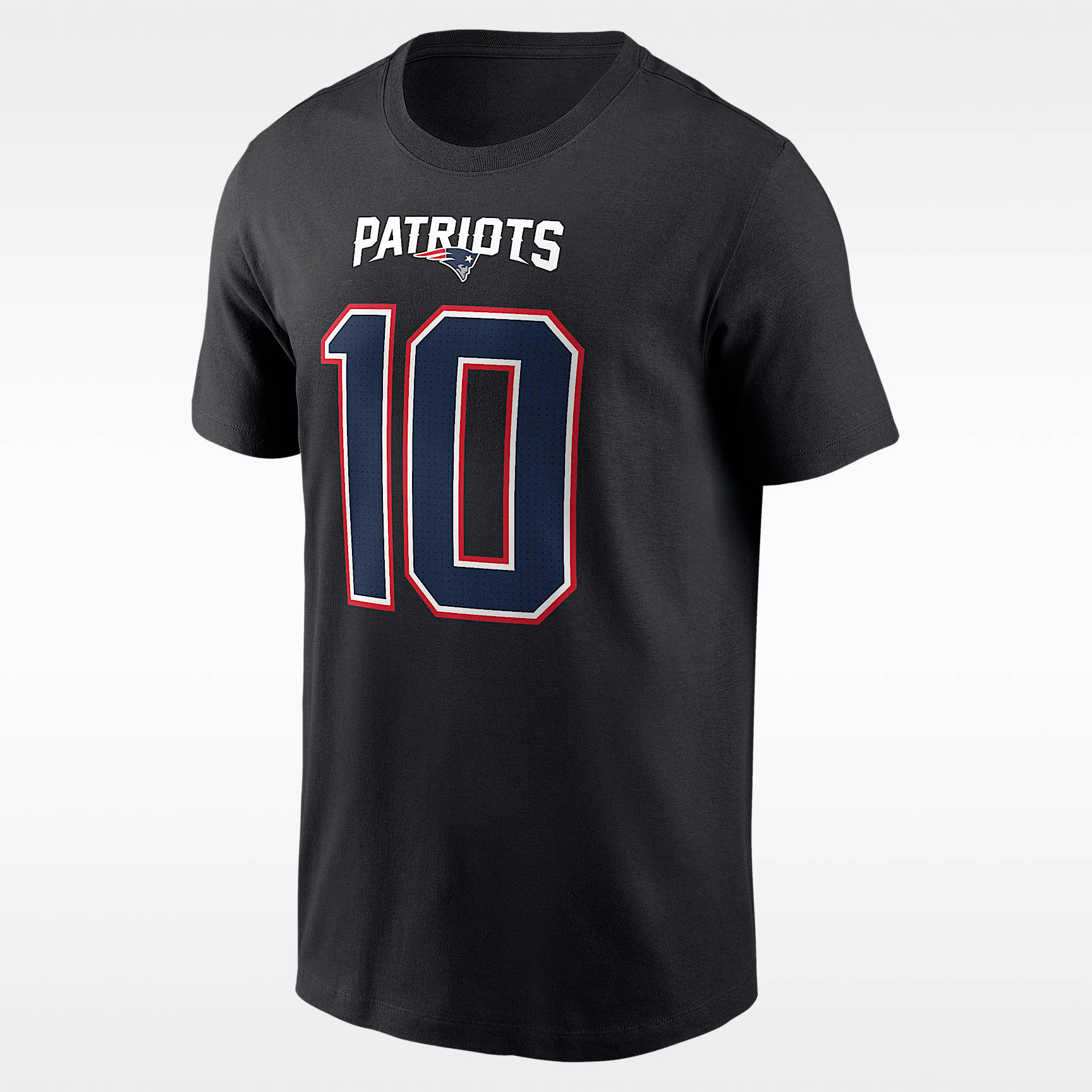 Drake Maye New England Patriots Carbon Men's Nike NFL T-Shirt