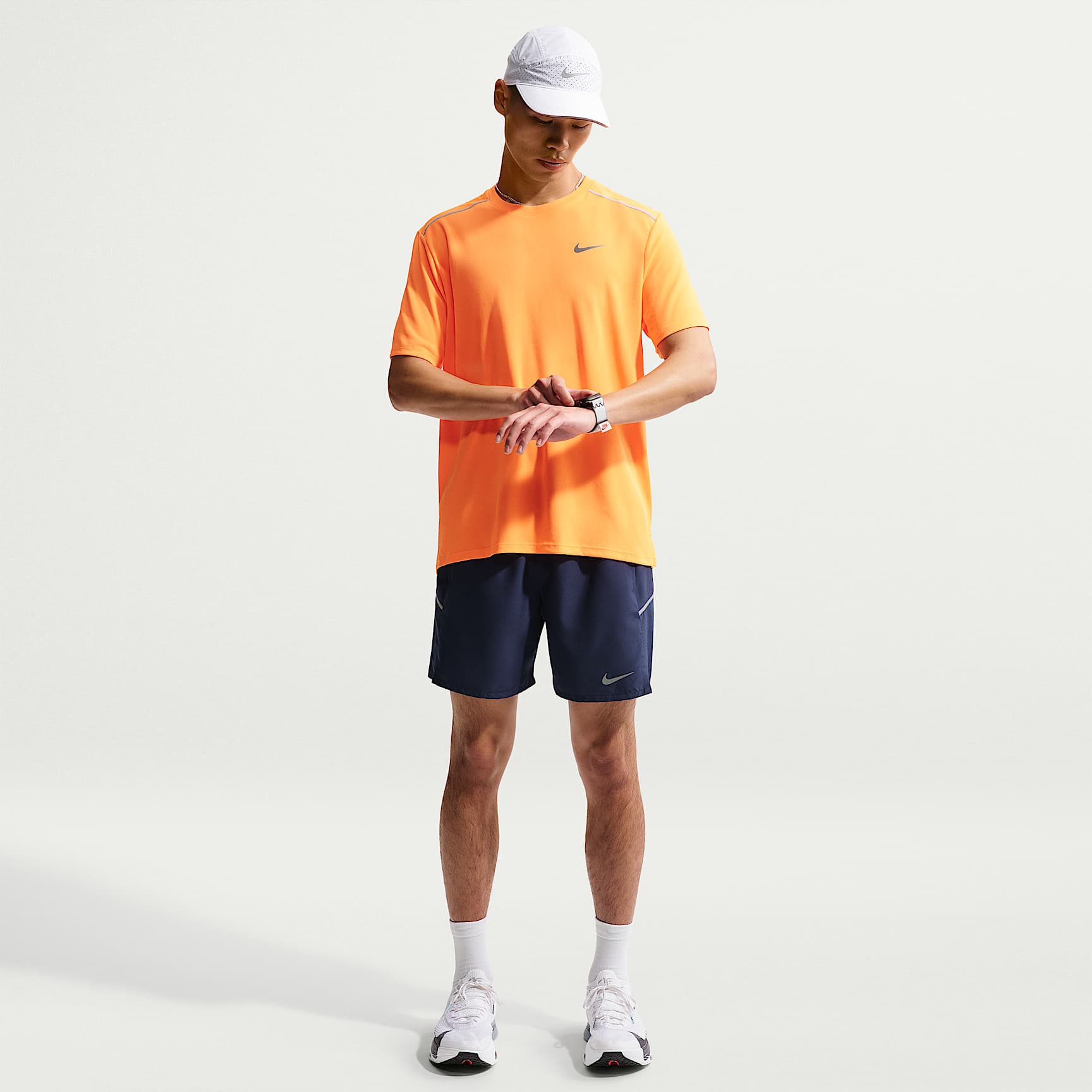 나이키 마일러 남성 드라이 핏 5인치 브리프 라인드 러닝 쇼츠