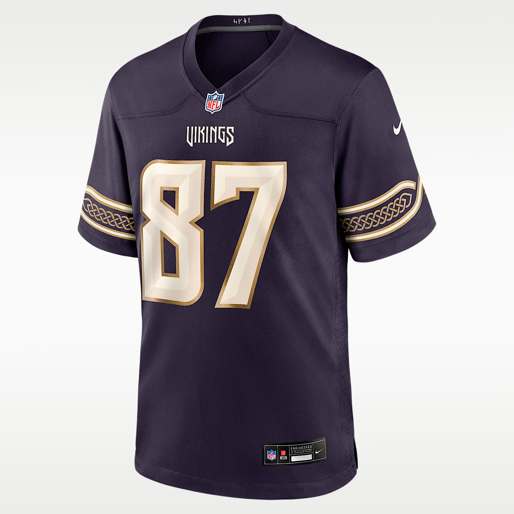 T.J. Hockenson Minnesota Vikings Rivalries Collection Men's Nike NFL Game Jersey
