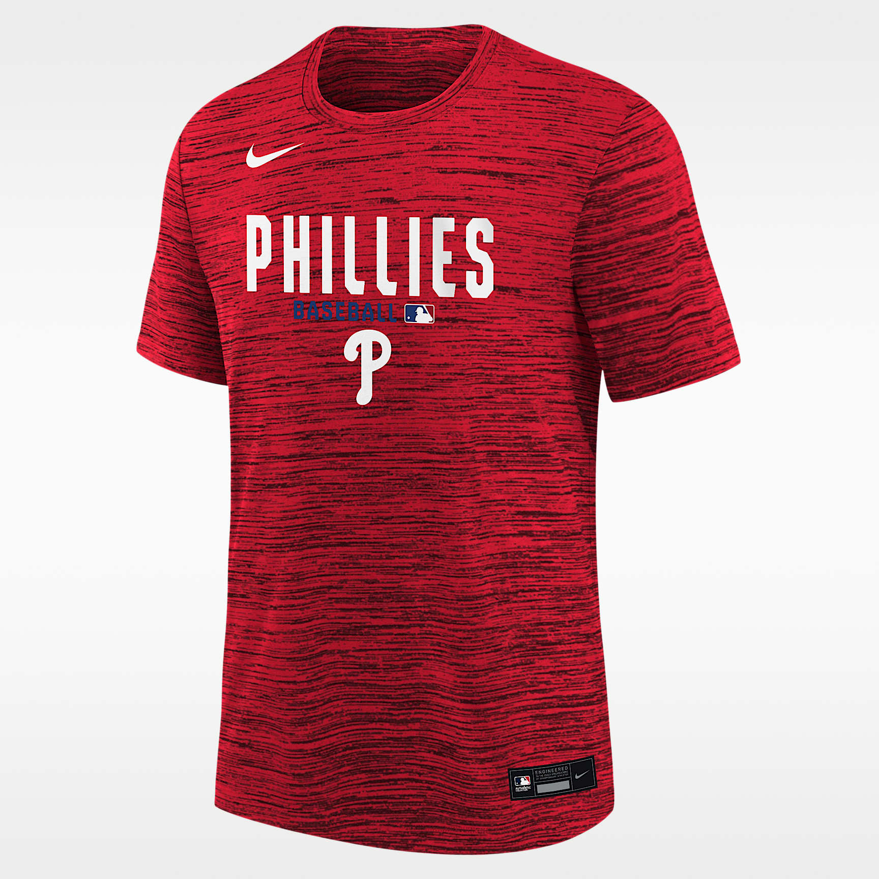Philadelphia Phillies Authentic Collection Velocity Big Kids' Nike Dri-FIT MLB T-Shirt