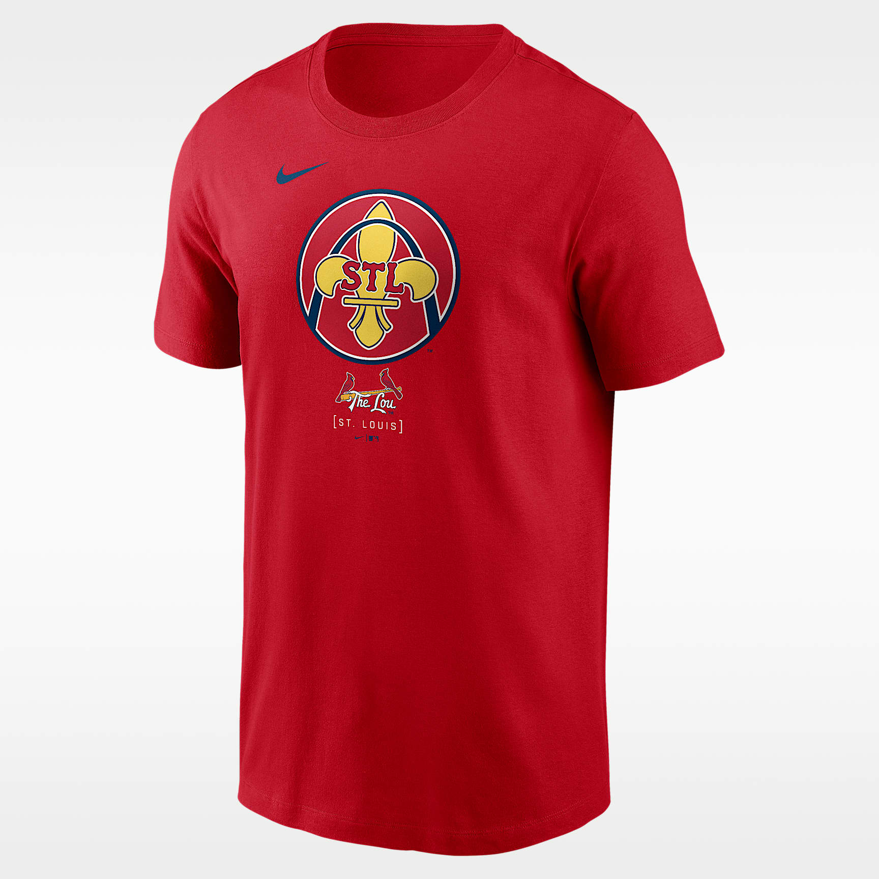 Playera Nike de la MLB para hombre St. Louis Cardinals City Connect Wordmark
