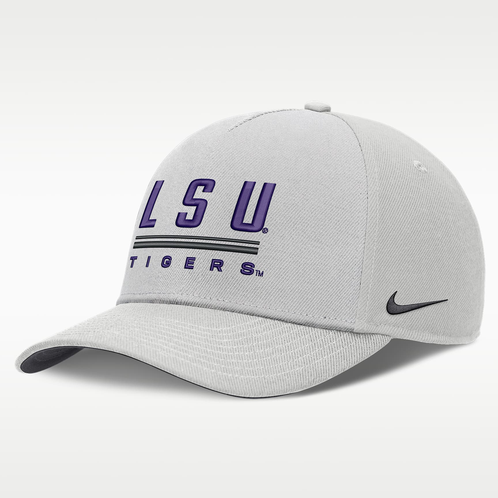 LSU Sideline Practice Rise Men's Nike Dri-FIT College Adjustable Hat
