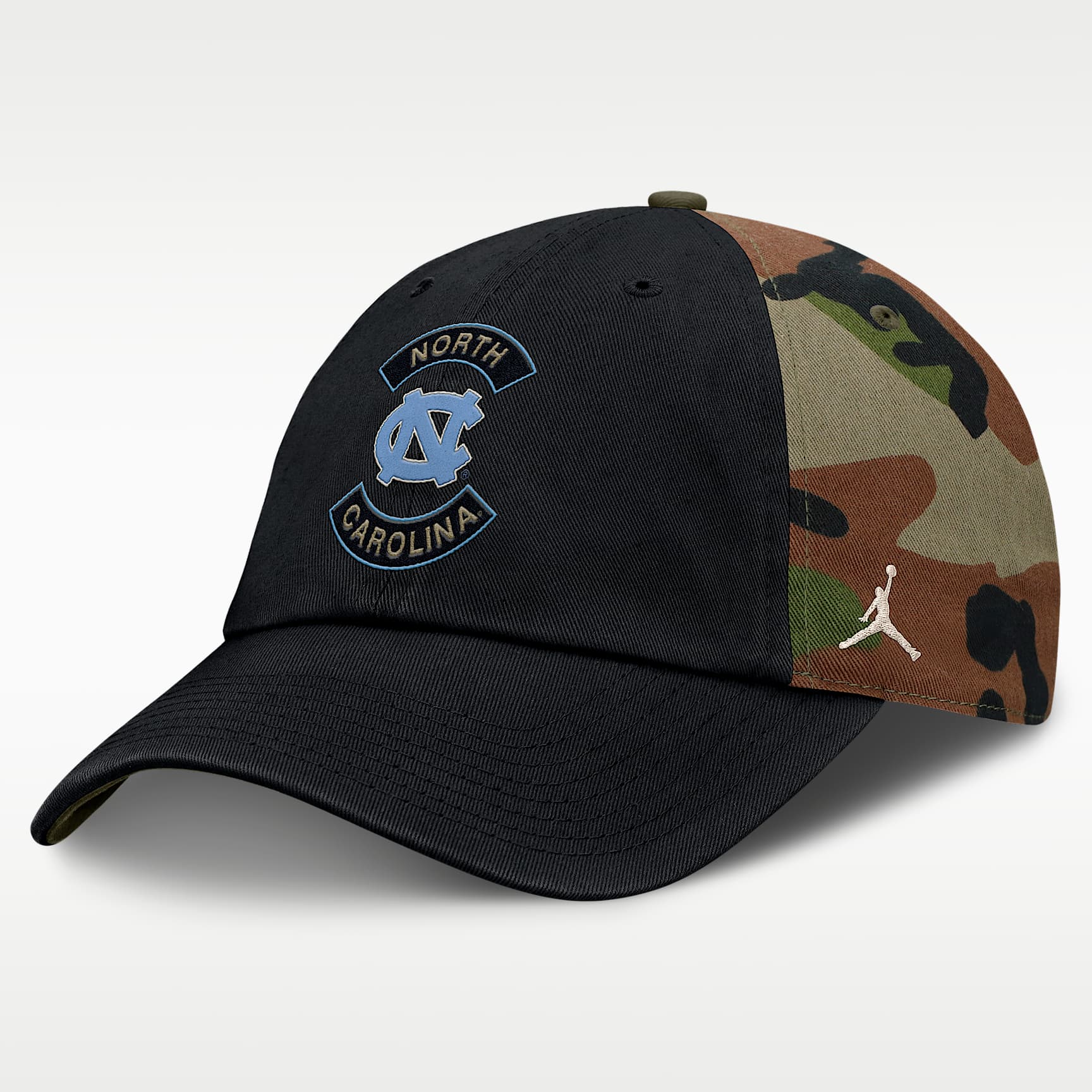 North Carolina 2025 Military Appreciation Club Men's Nike College Adjustable Hat