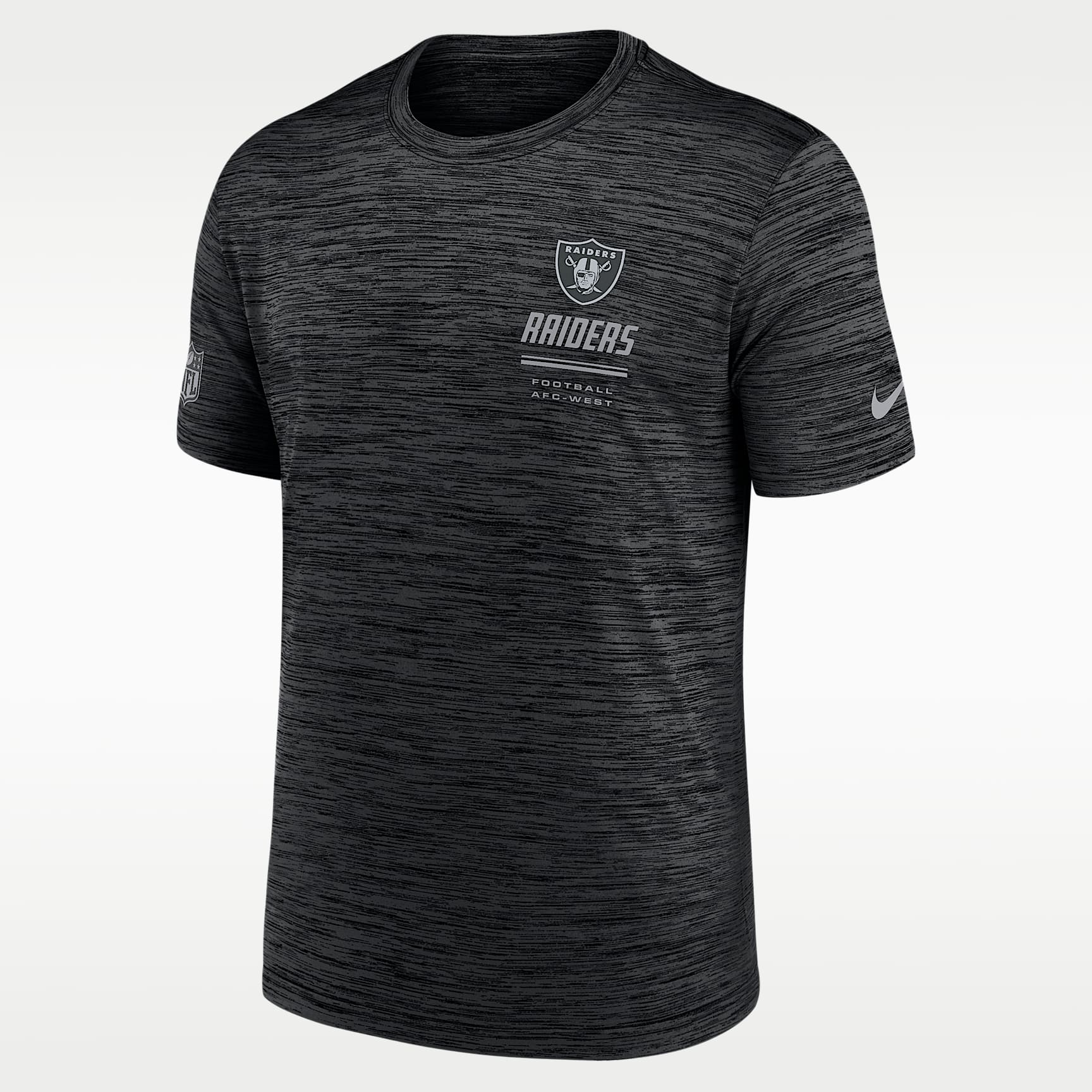 Las Vegas Raiders Sideline Team Issue Velocity Men's Nike Dri-FIT NFL T-Shirt