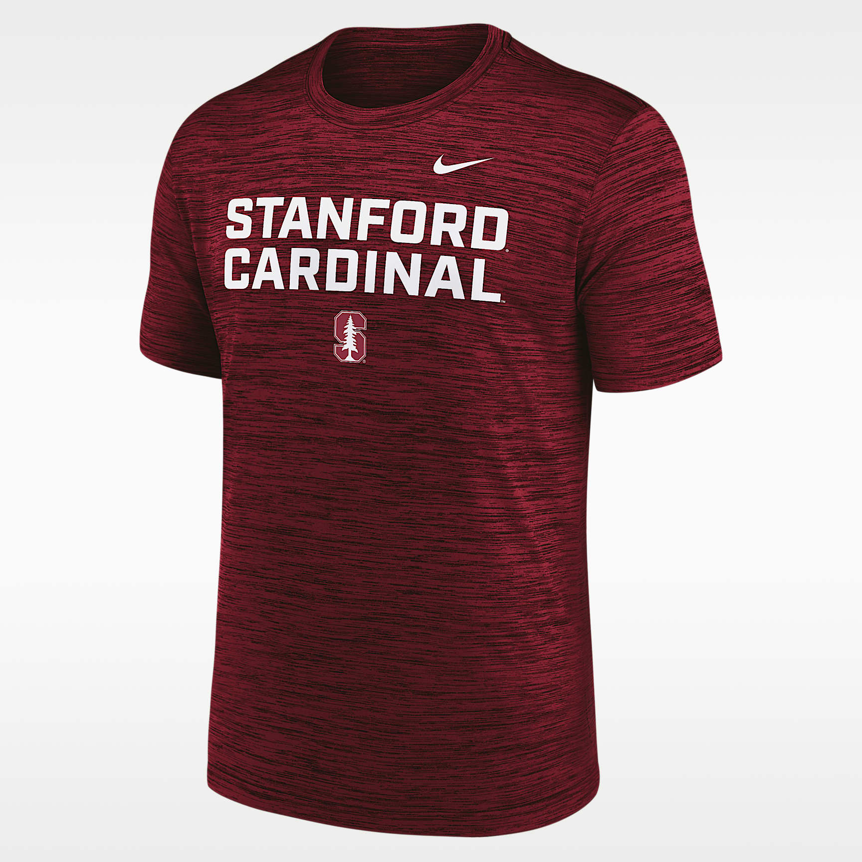 Playera universitaria Nike Dri-FIT para hombre Stanford Campus Center Stack Velocity