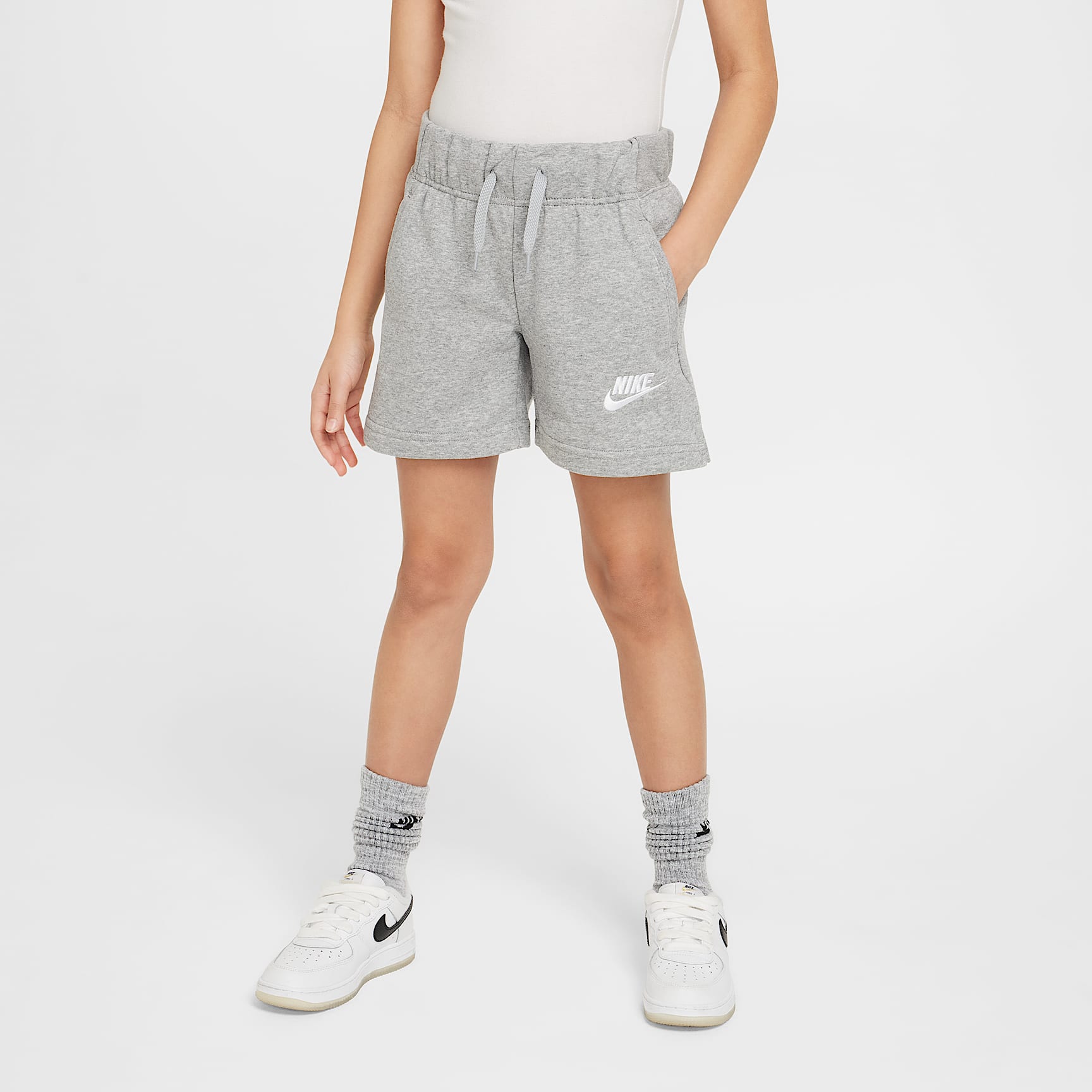 Nike Sportswear Club Big Kids' (Girls') French Terry Shorts