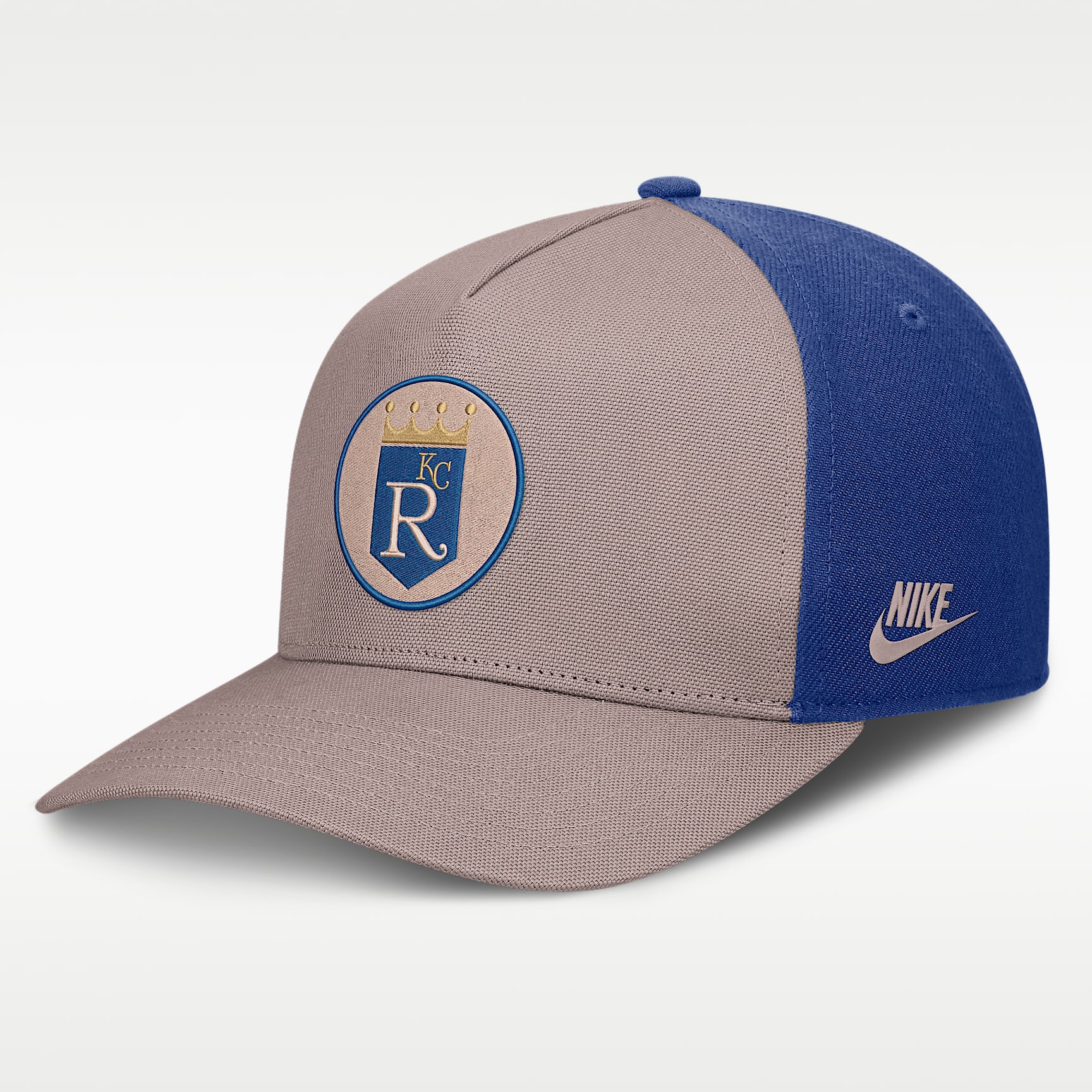 Gorra Nike de la MLB ajustable con estructura A-Frame para hombre Kansas City Royals Cooperstown Rise