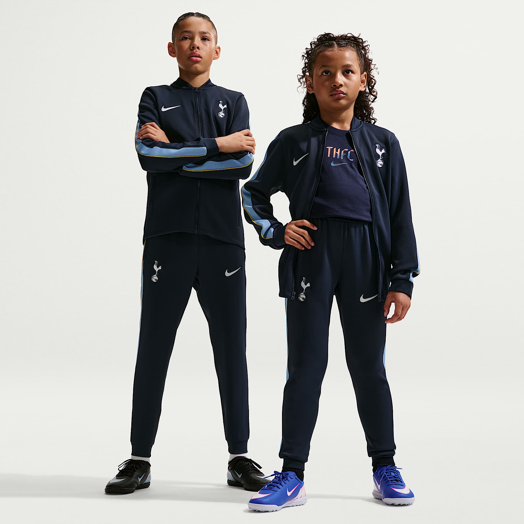 Stickad fotbollstracksuit Tottenham Hotspur Strike Nike Dri-FIT för ungdom
