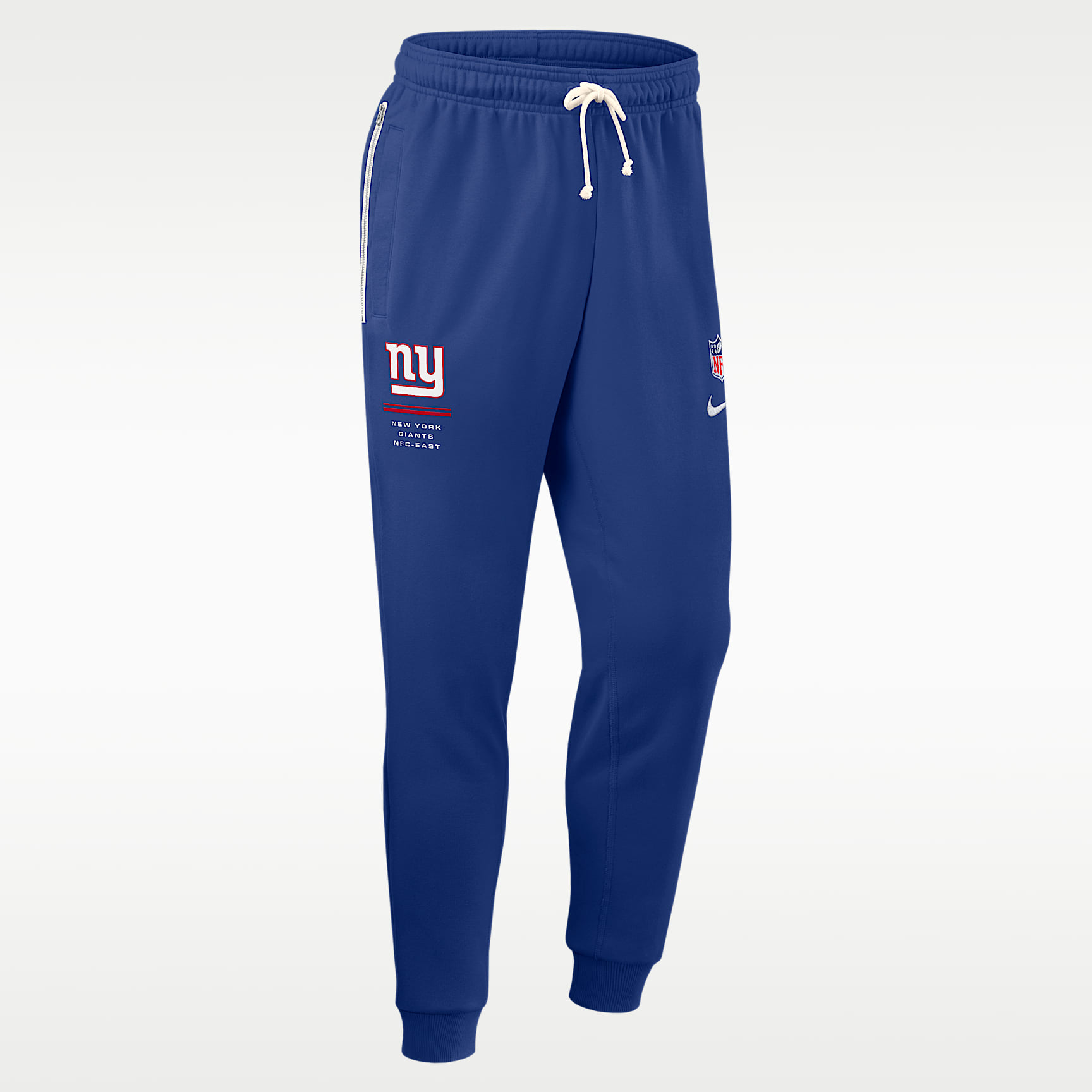 Pants de pierna entallada Nike Dri-FIT de la NFL para hombre New York Giants Sideline Standard Issue