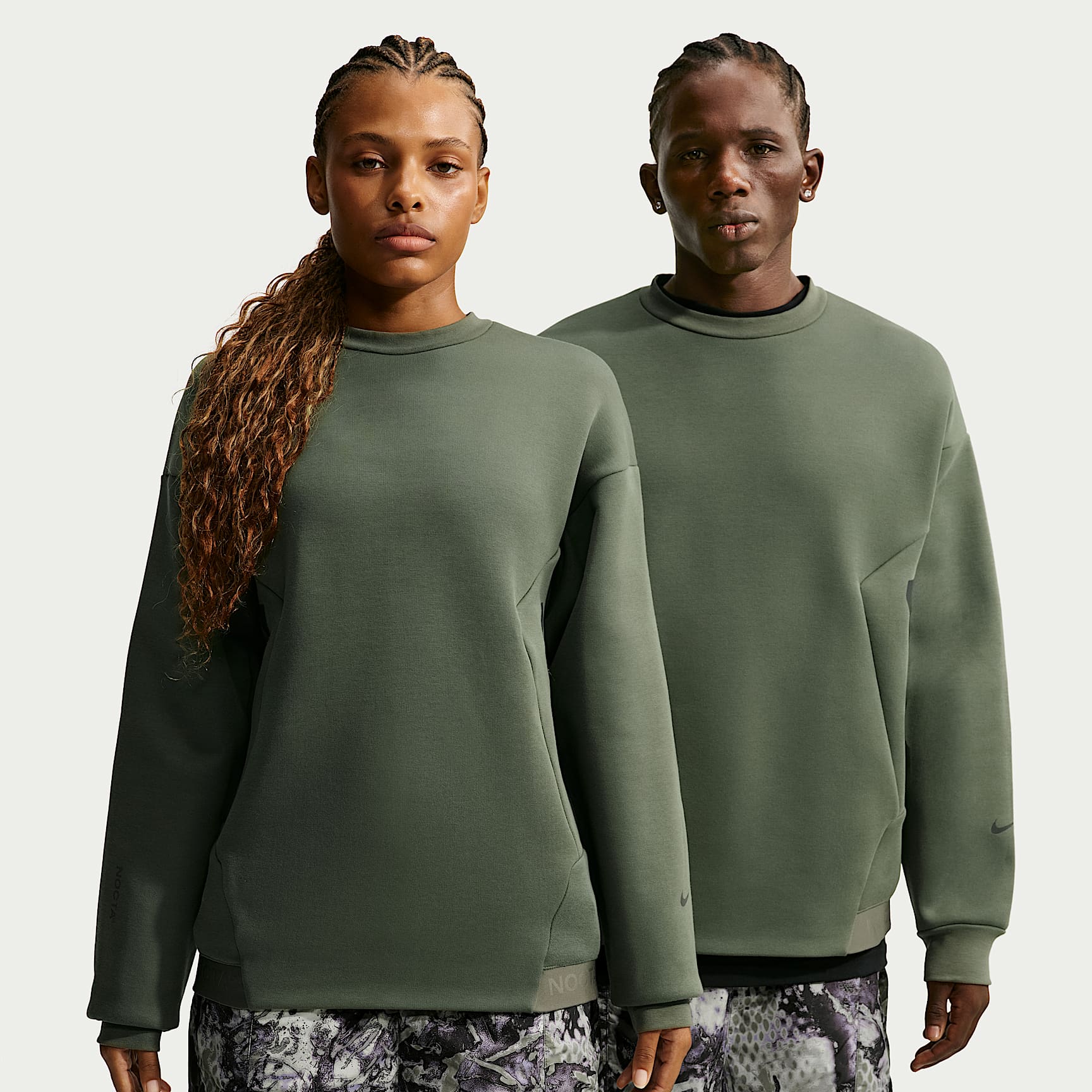 NOCTA Men's Trapeziud-Cut Crew-Neck Pullover