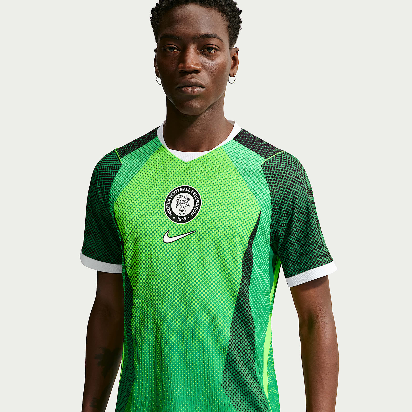 Fotbollströja Nigeria 2026 Match (hemmaställ) Nike Aero-FIT Authentic för män