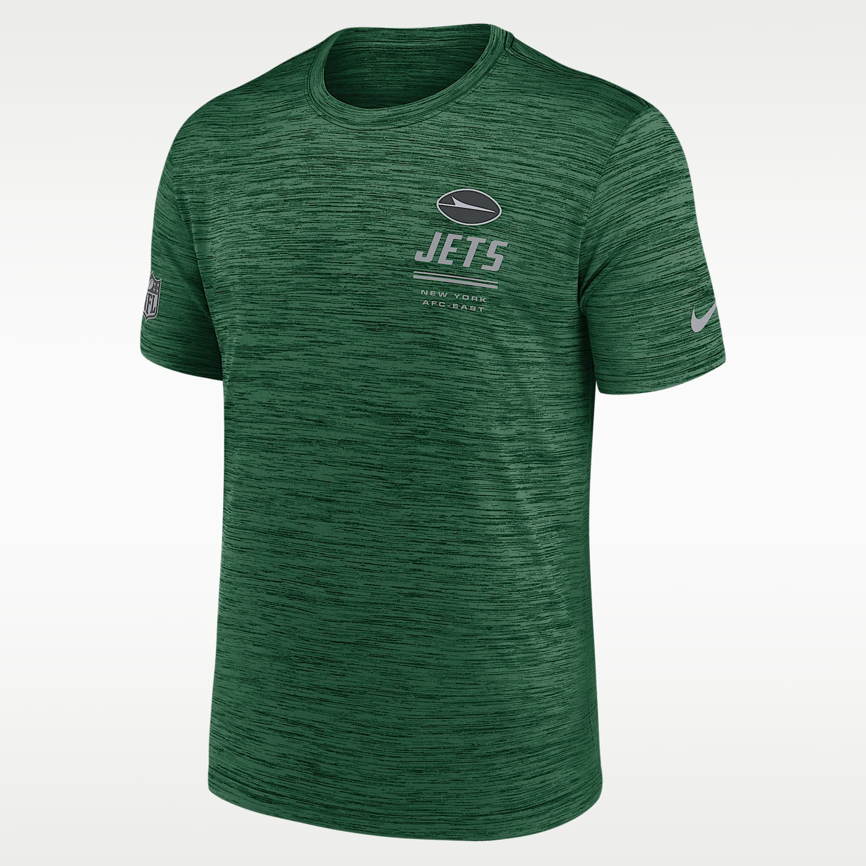 Playera Nike Dri-FIT de la NFL para hombre New York Jets Sideline Team Issue Velocity
