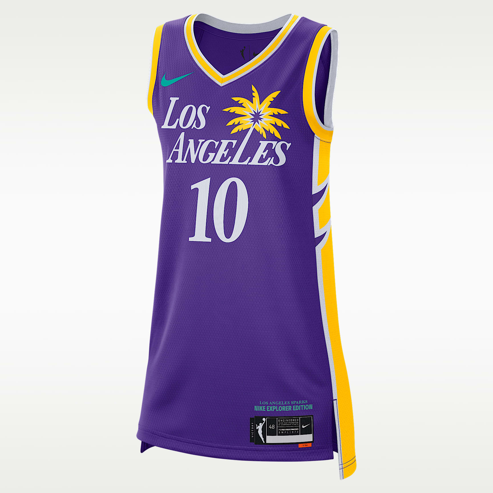 Los Angeles Sparks Explorer Edition Nike Dri-FIT WNBA Victory Jersey