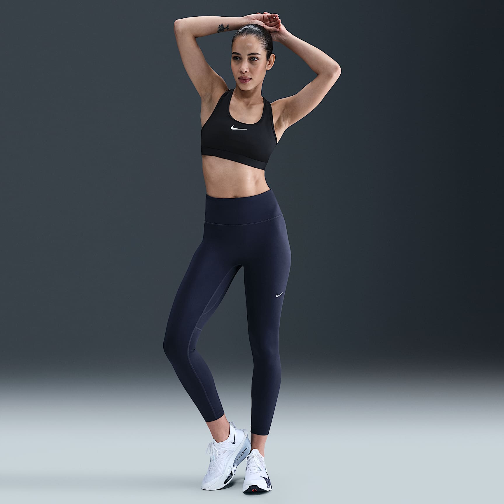 Nike Tempo Lauf-Leggings mit 7/8-Länge und hohem Bund (Damen)