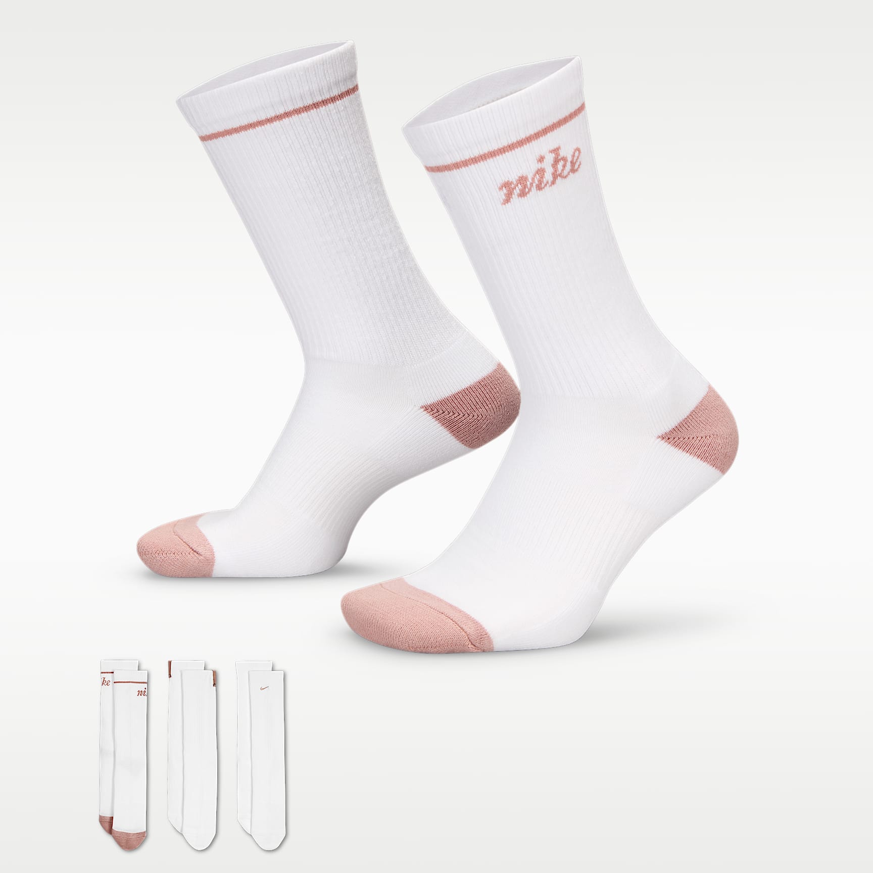 Nike Everyday Plus Cushioned Crew Socks (3 Pairs)