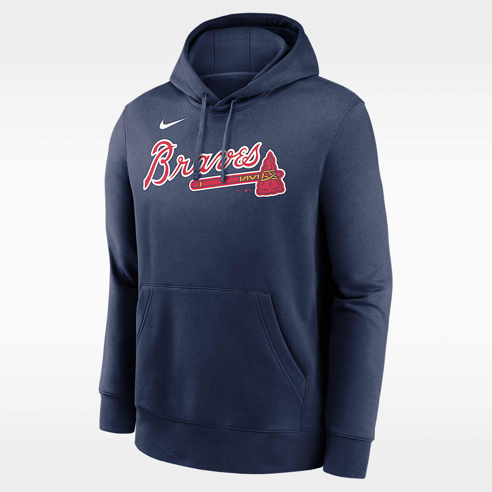 Sudadera con gorro sin cierre Nike de la MLB para hombre Ronald Acuña Jr. Atlanta Braves Club