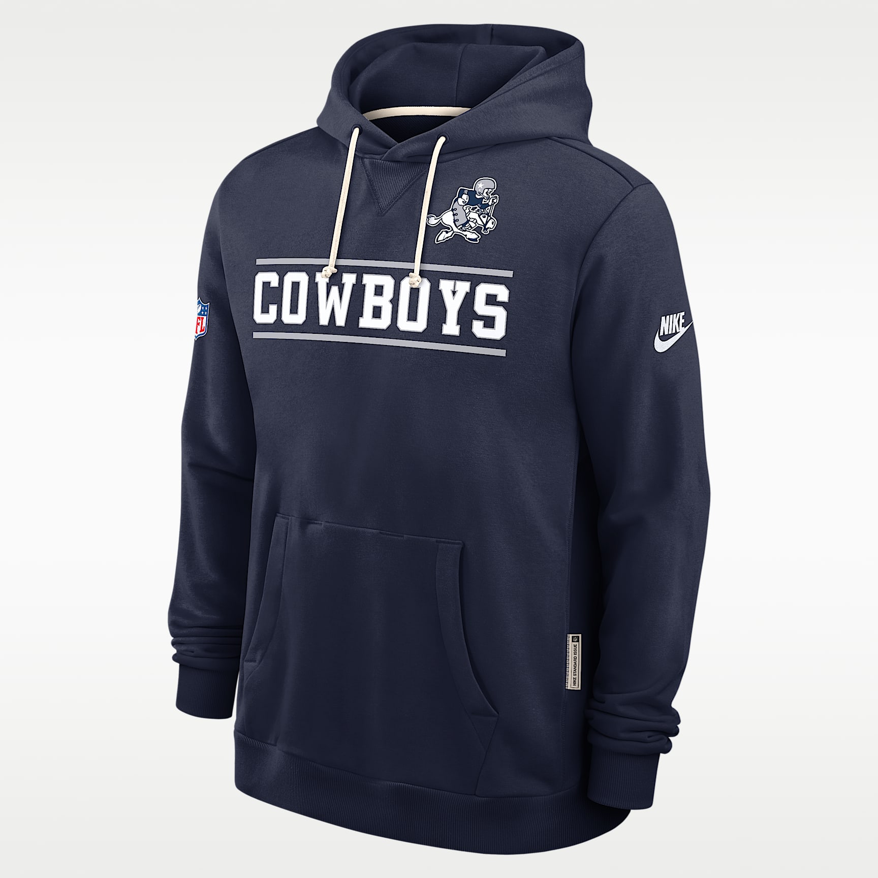 Dallas Cowboys Alt Standard Issue Men's Nike Dri-FIT NFL Pullover Hoodie