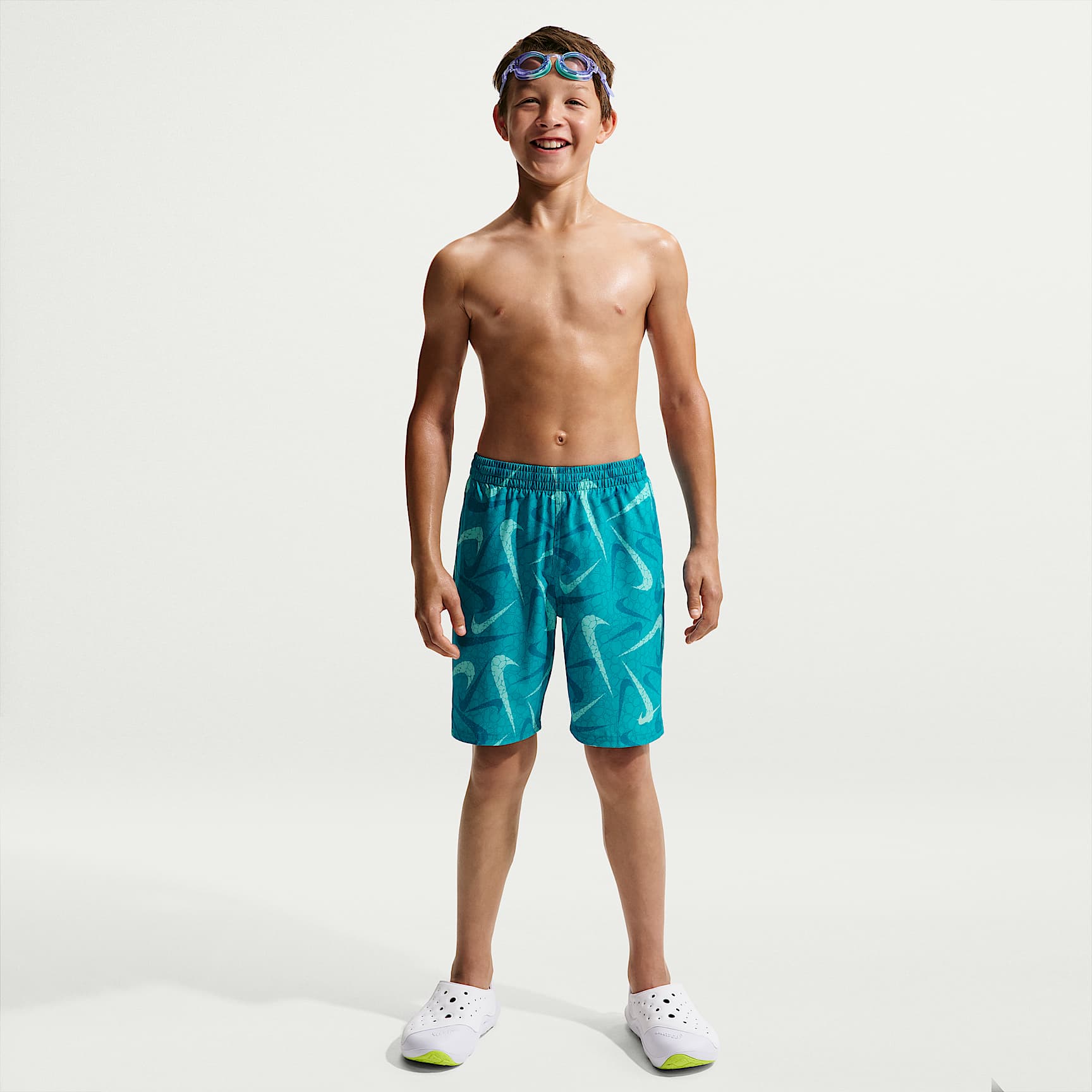 Nike Swim Breaker Big Kids' (Boys') 7" Brief-Lined Volley Short