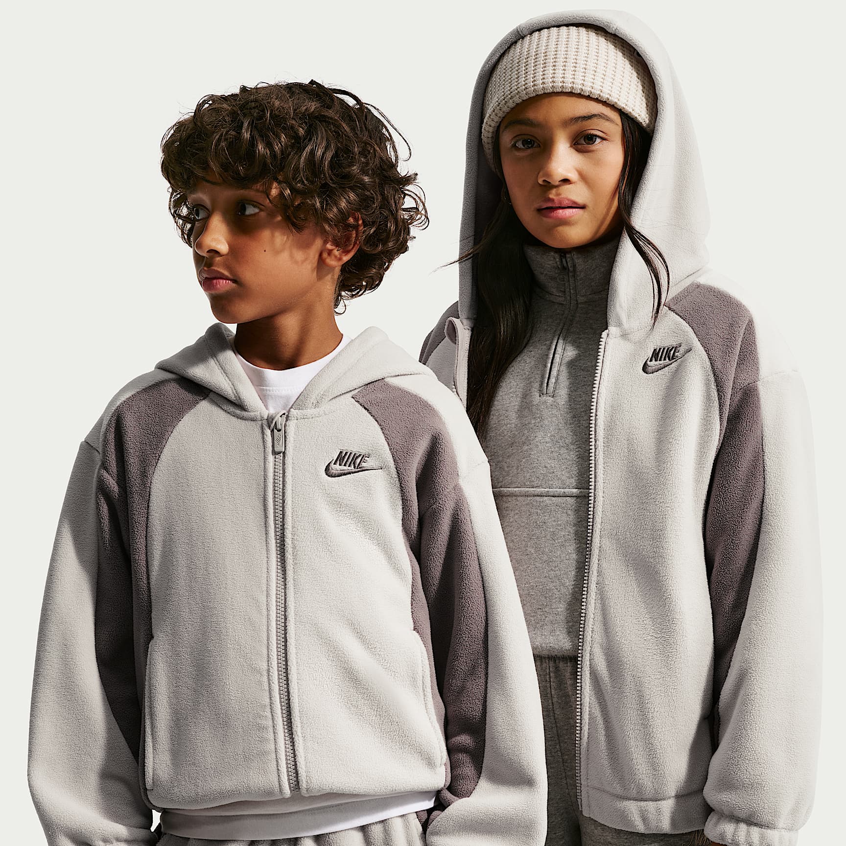 Nike Club Fleece Big Kids' Winterized Full-Zip Hoodie