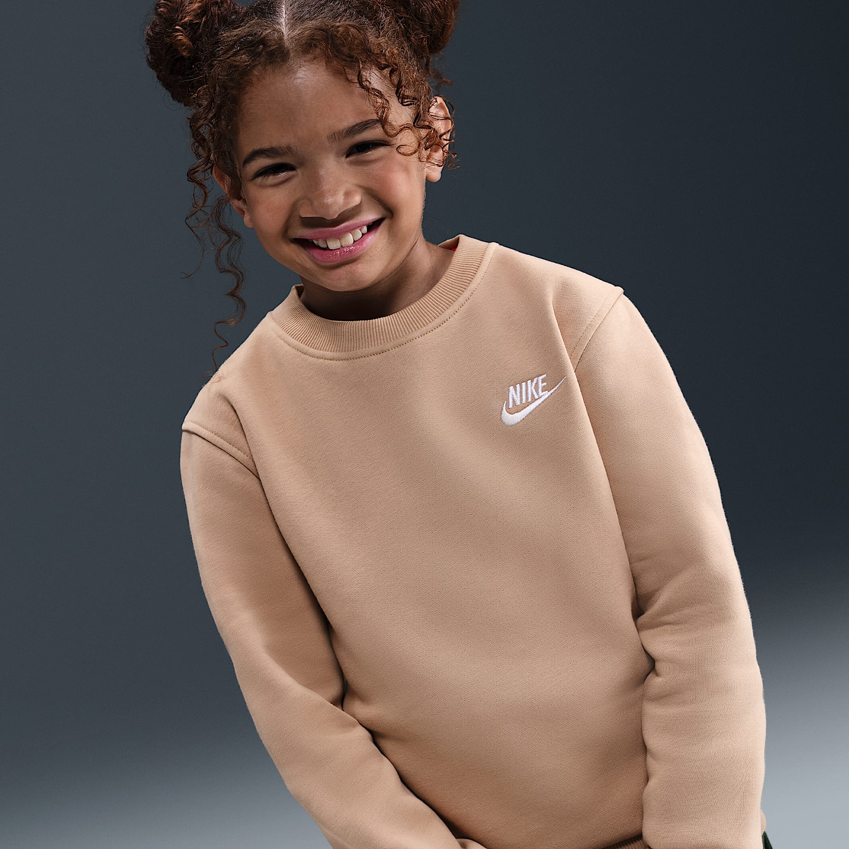 Sudadera para niños talla grande Nike Sportswear Club Fleece