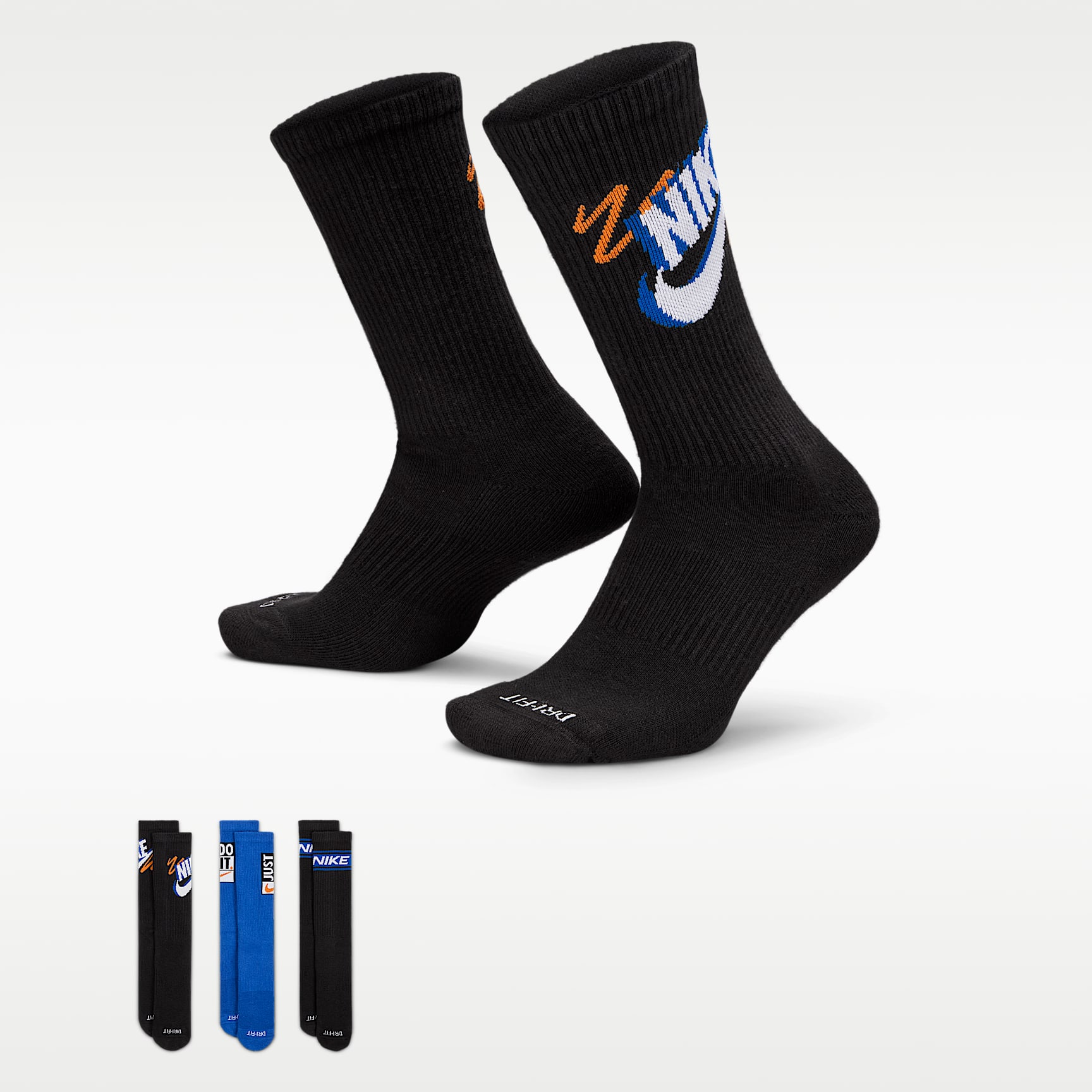 Nike Everyday Plus Crew Socks (3 Pairs)