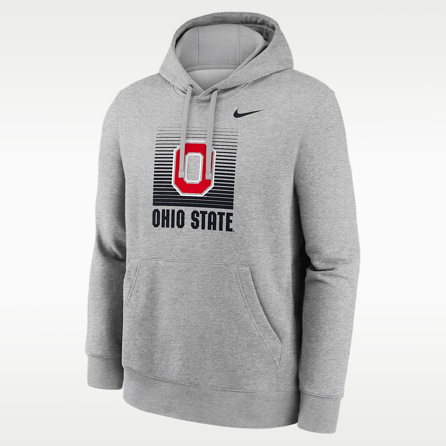 Sudadera con gorro sin cierre universitaria Nike para hombre Ohio State Primetime