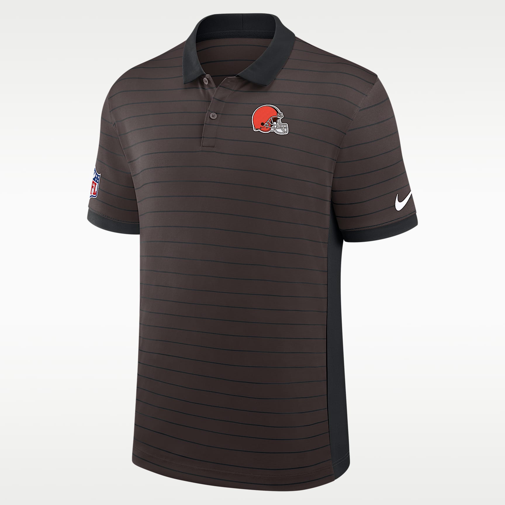 Cleveland Browns Sideline Victory Stripe Men's Nike Dri-FIT NFL Polo