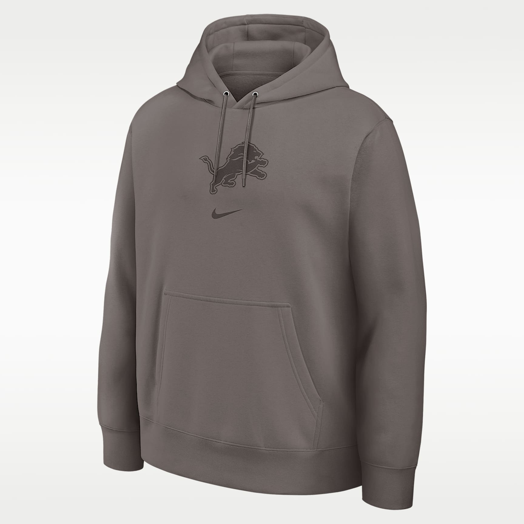 Detroit Lions Washed Club Men's Nike NFL Pullover Hoodie