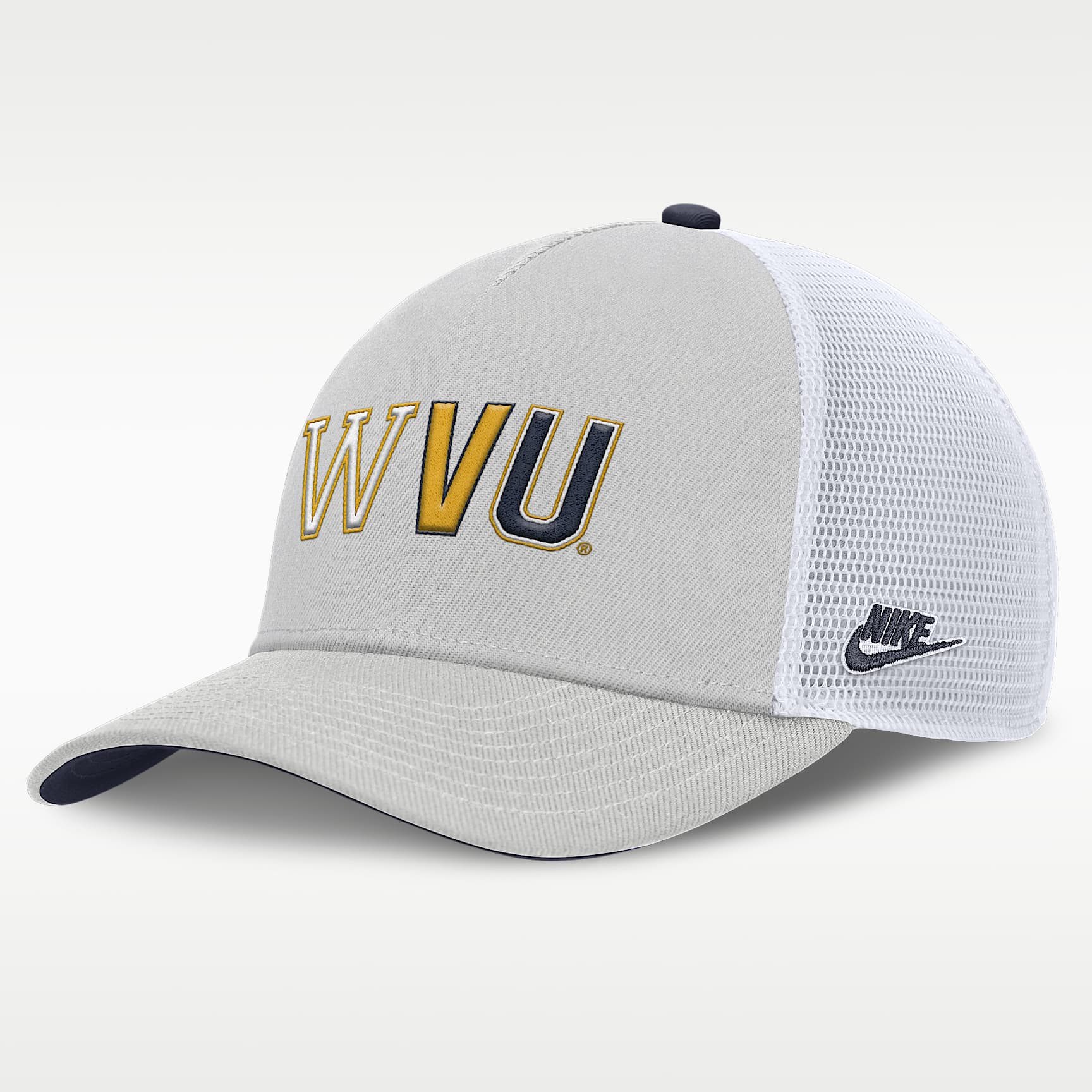 West Virginia Legacy Basketball Rise Men's Nike College Trucker Adjustable Hat