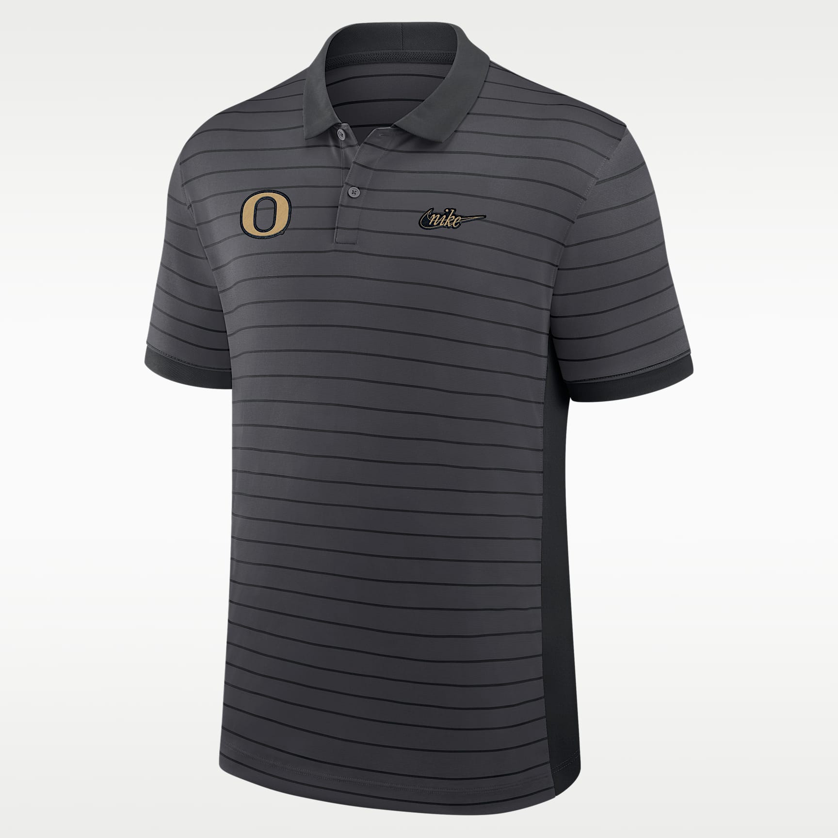 Oregon Victory Stripe Men's Nike Dri-FIT College Polo
