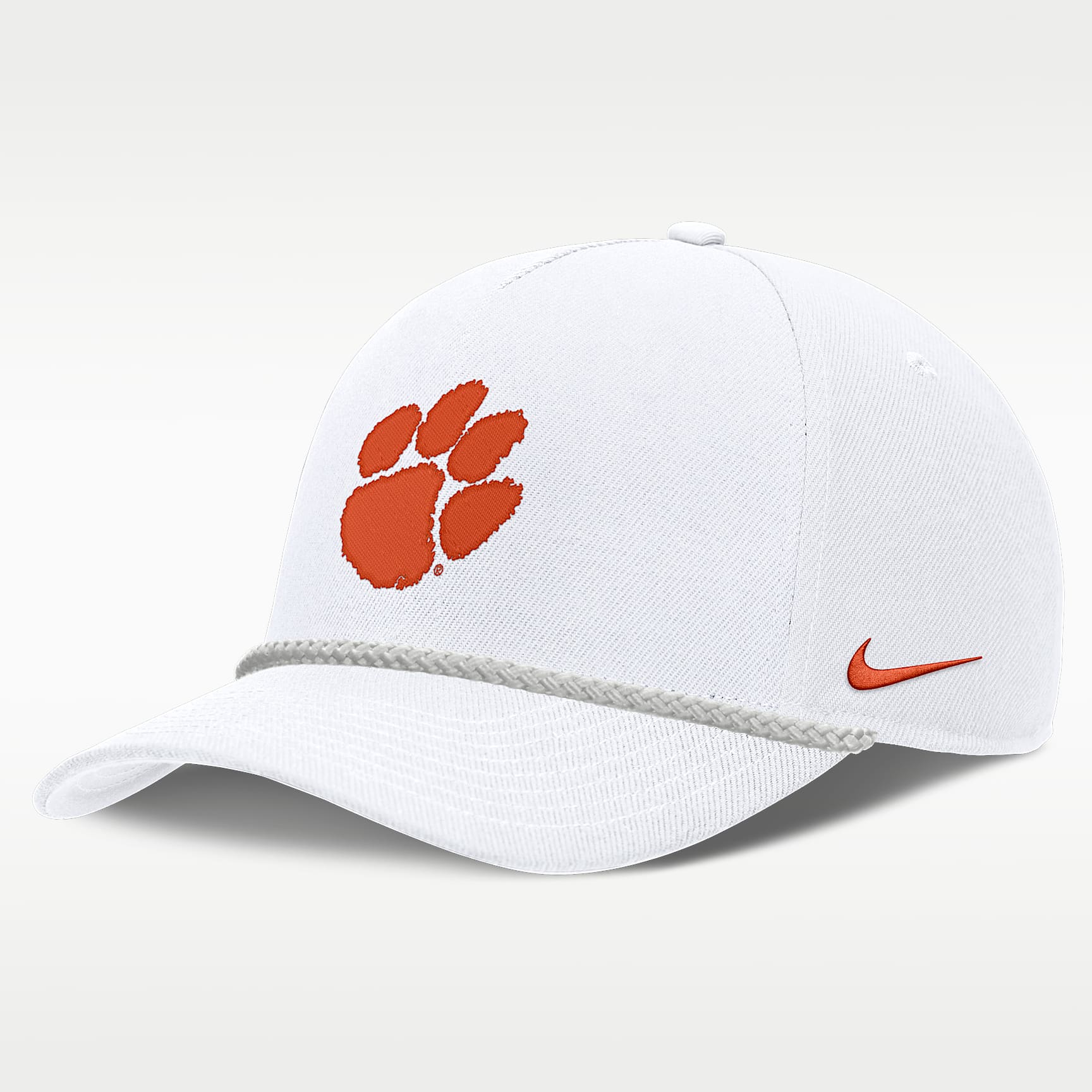 Clemson Sideline Rope Rise Men's Nike College Adjustable Hat