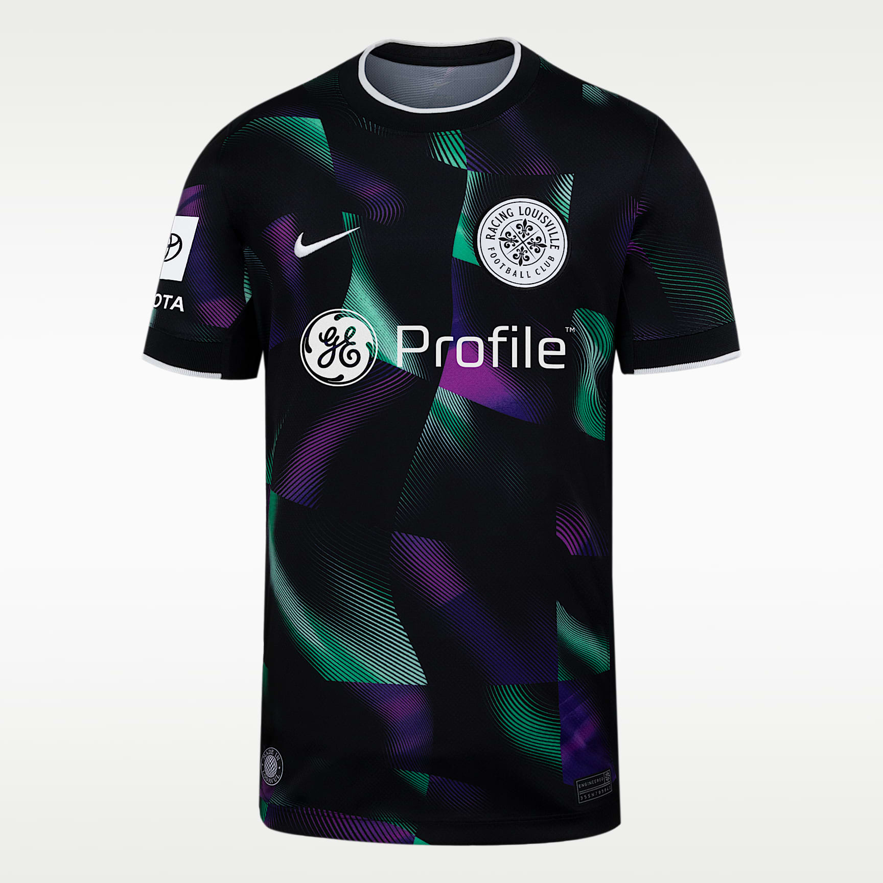 Racing Louisville FC Stadium Away Big Kids' Nike Dri-FIT NWSL Replica Jersey