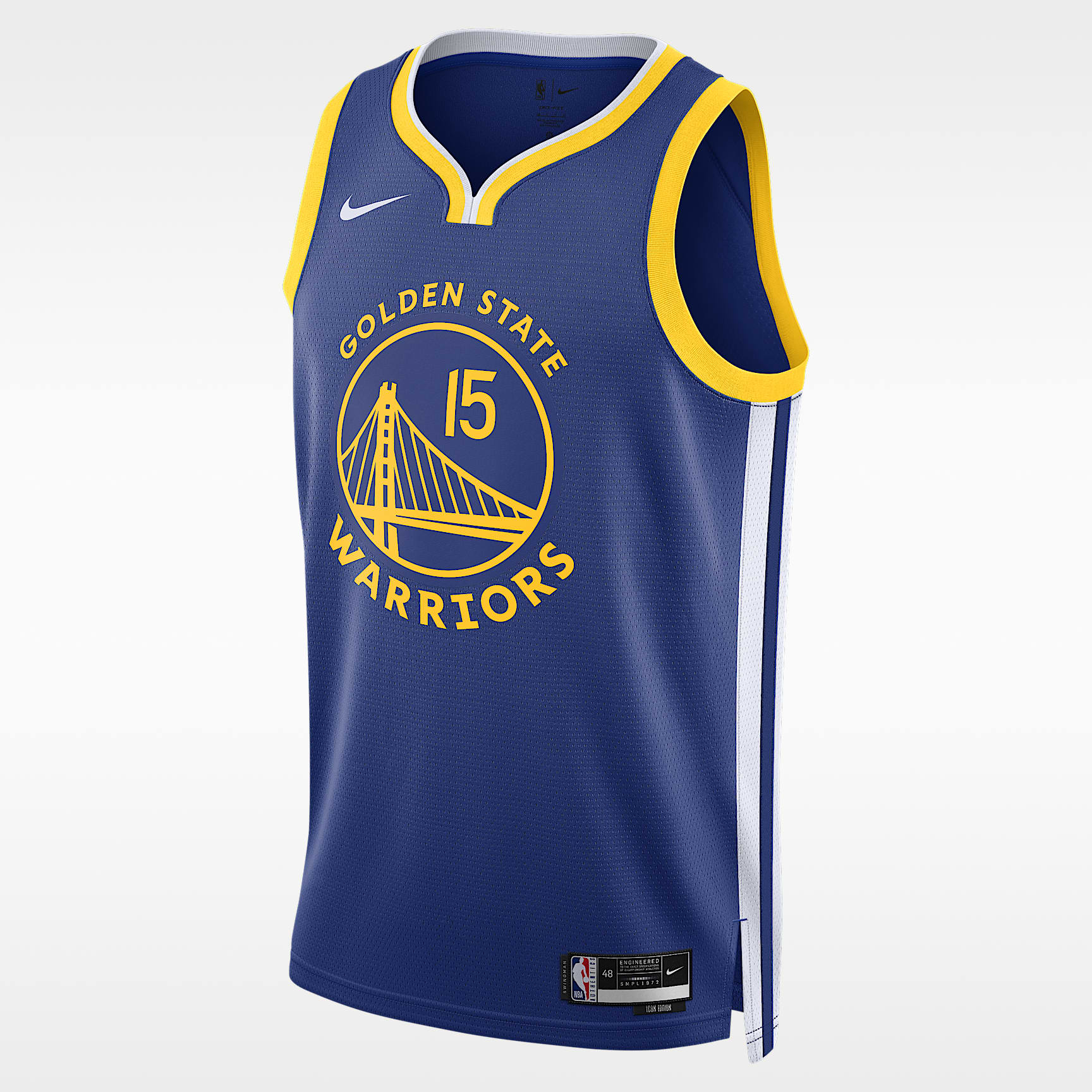 Jersey Nike Dri-FIT de la NBA Swingman para hombre Golden State Warriors Icon Edition