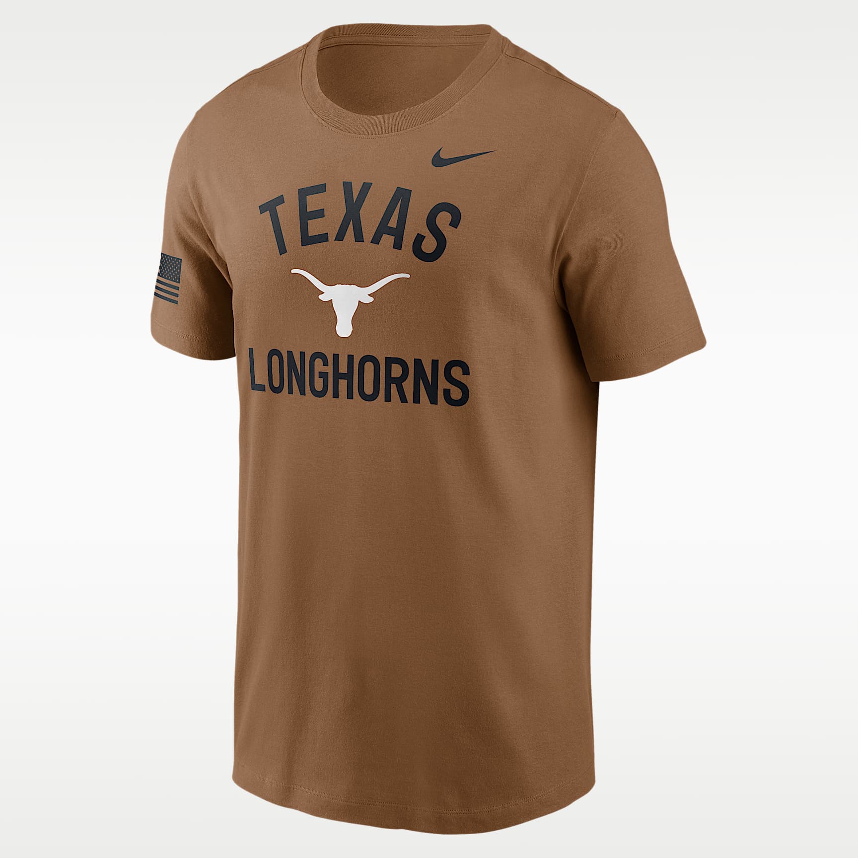 Playera universitaria Nike Dri-FIT para hombre Texas 2026 Military Appreciation